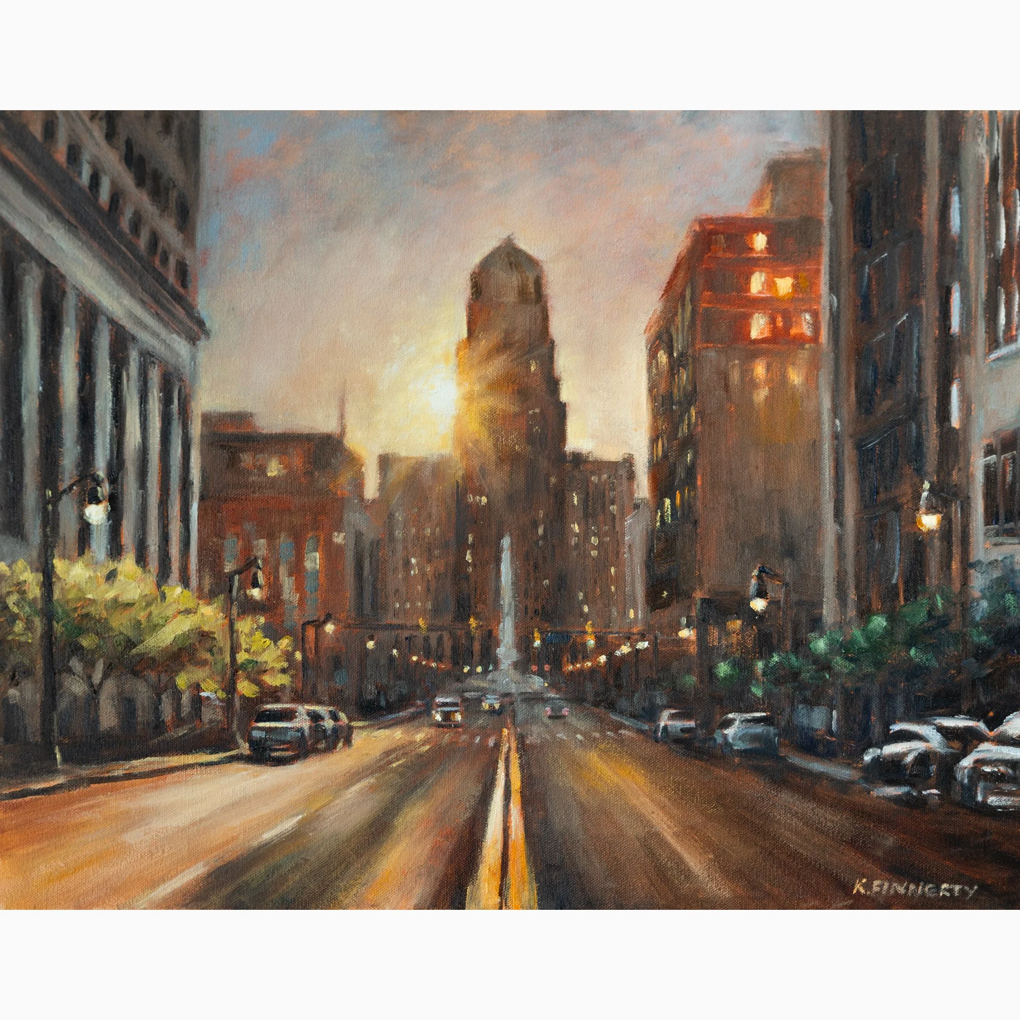 "Golden Hour at City Hall" Print