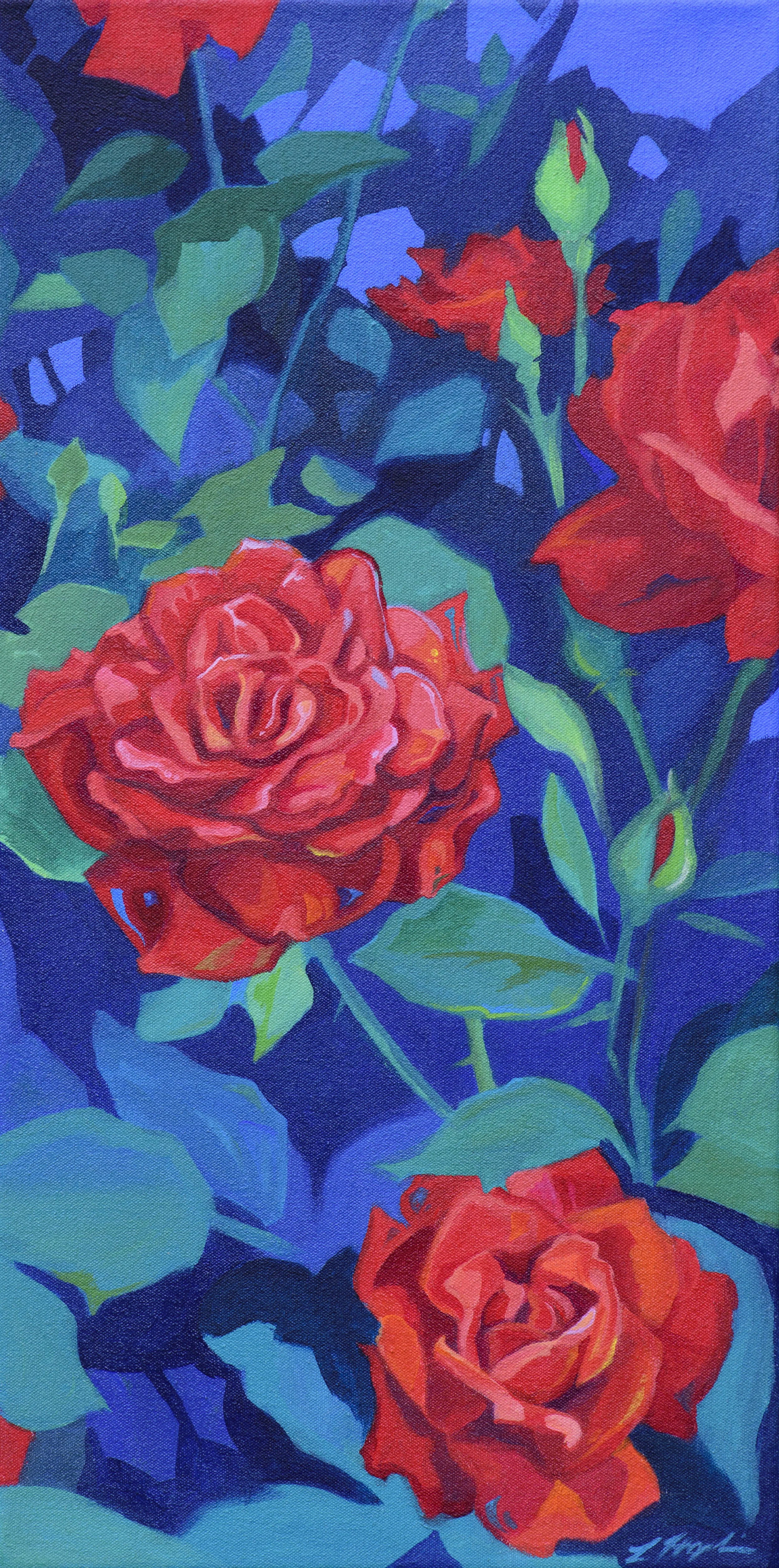 Rose panel : Red