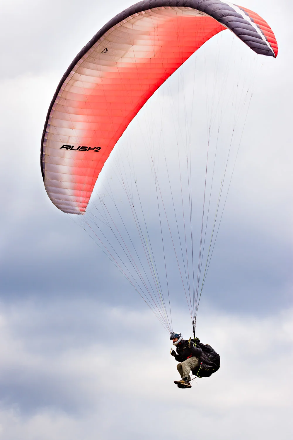 2011 Richard paragliding at a Missoula site.