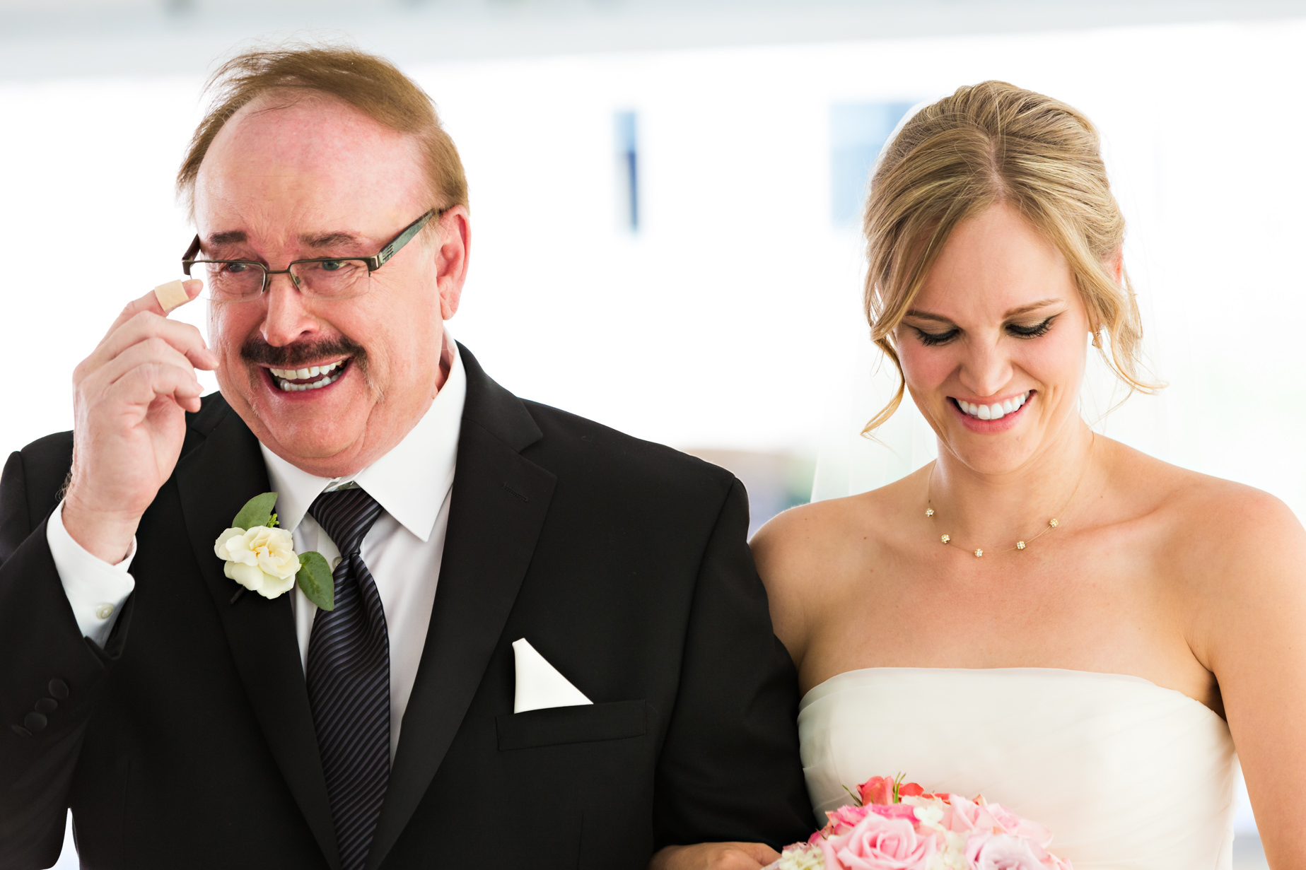 big-sky-resort-wedding-father-cries-while-walking-daughter-down-aisle.jpg