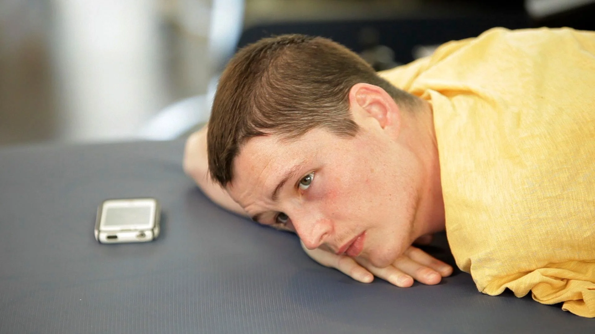 A U.S. Army combat medic, triple amputee, waiting for physical therapy at Brooks Army Medical Center in San Antonio. At 22 he says, “We do it because that’s what we are trained to do, that is what we want to do, and that is what we love to do.”