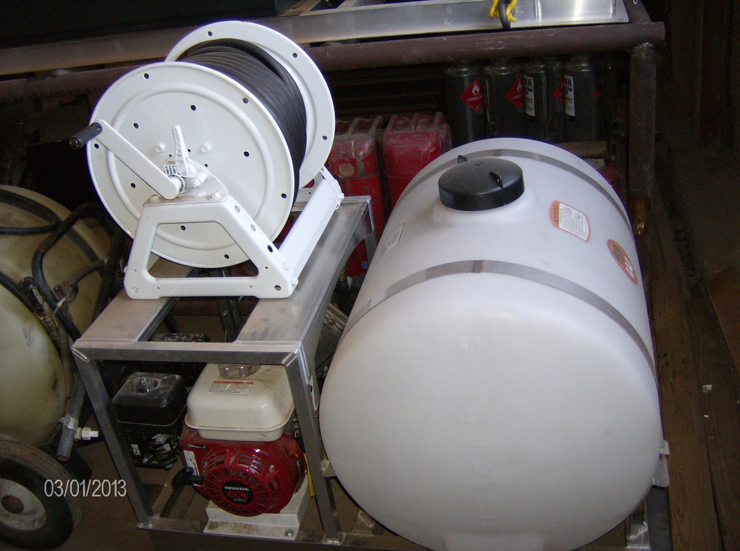 Burn equipment purchased and donated to ODWC for use on Beaver River WMA in OK panhandle.