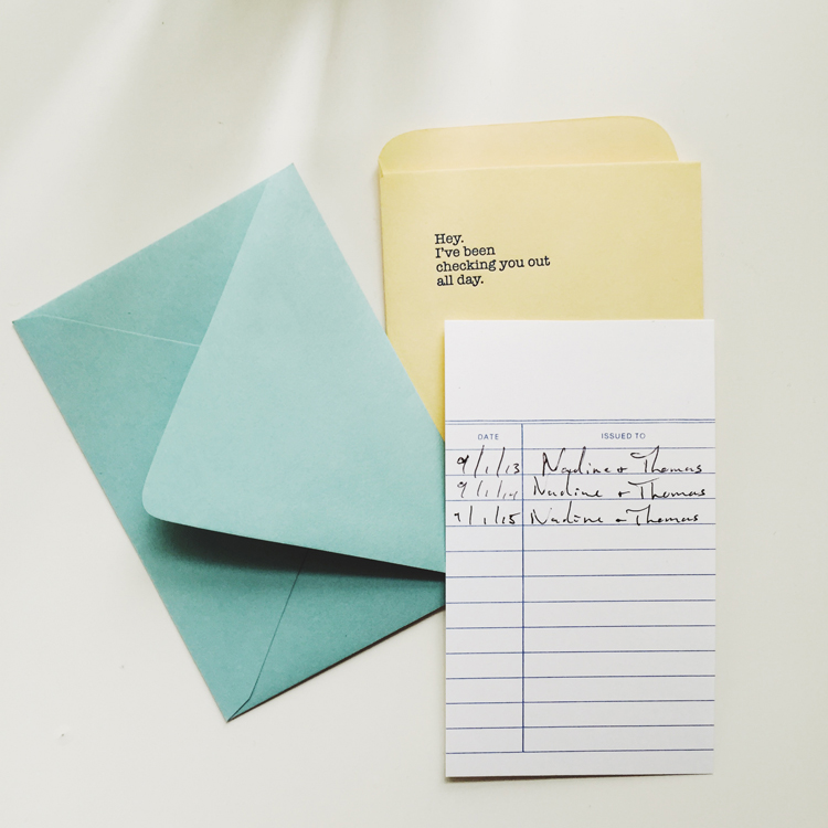 Hey. I've been checking you out all day.This&nbsp;adorable card by Power &amp; Light Press