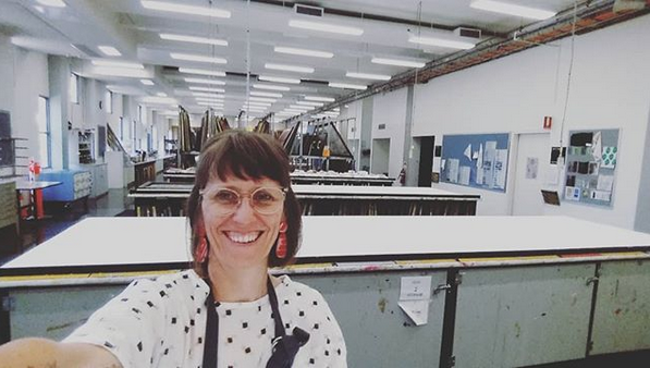 Simone Deckers is also a Print Technician at RMIT. Photo by Simone Deckers.