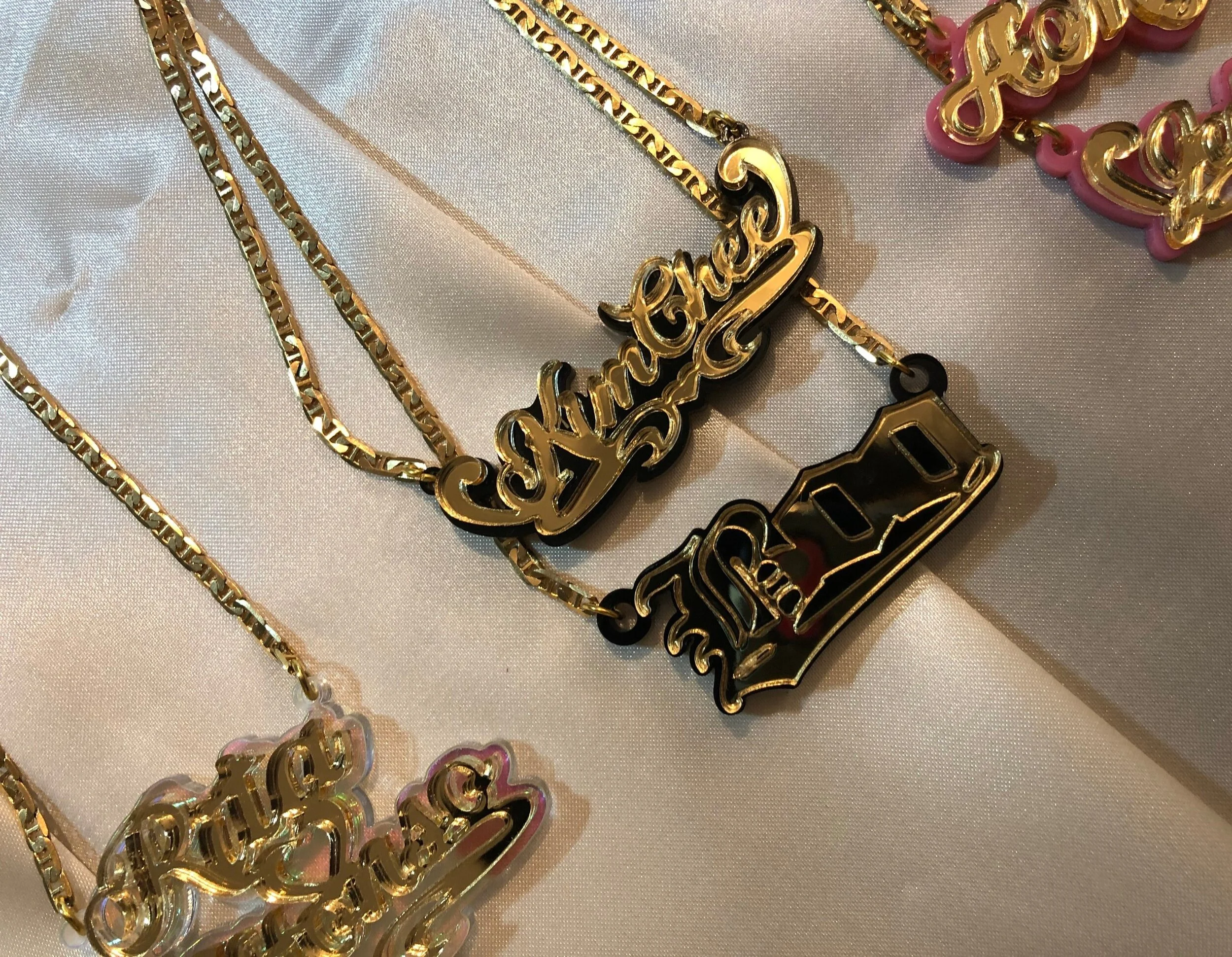 Acrylic Custom Name Necklace — SZ BRAND
