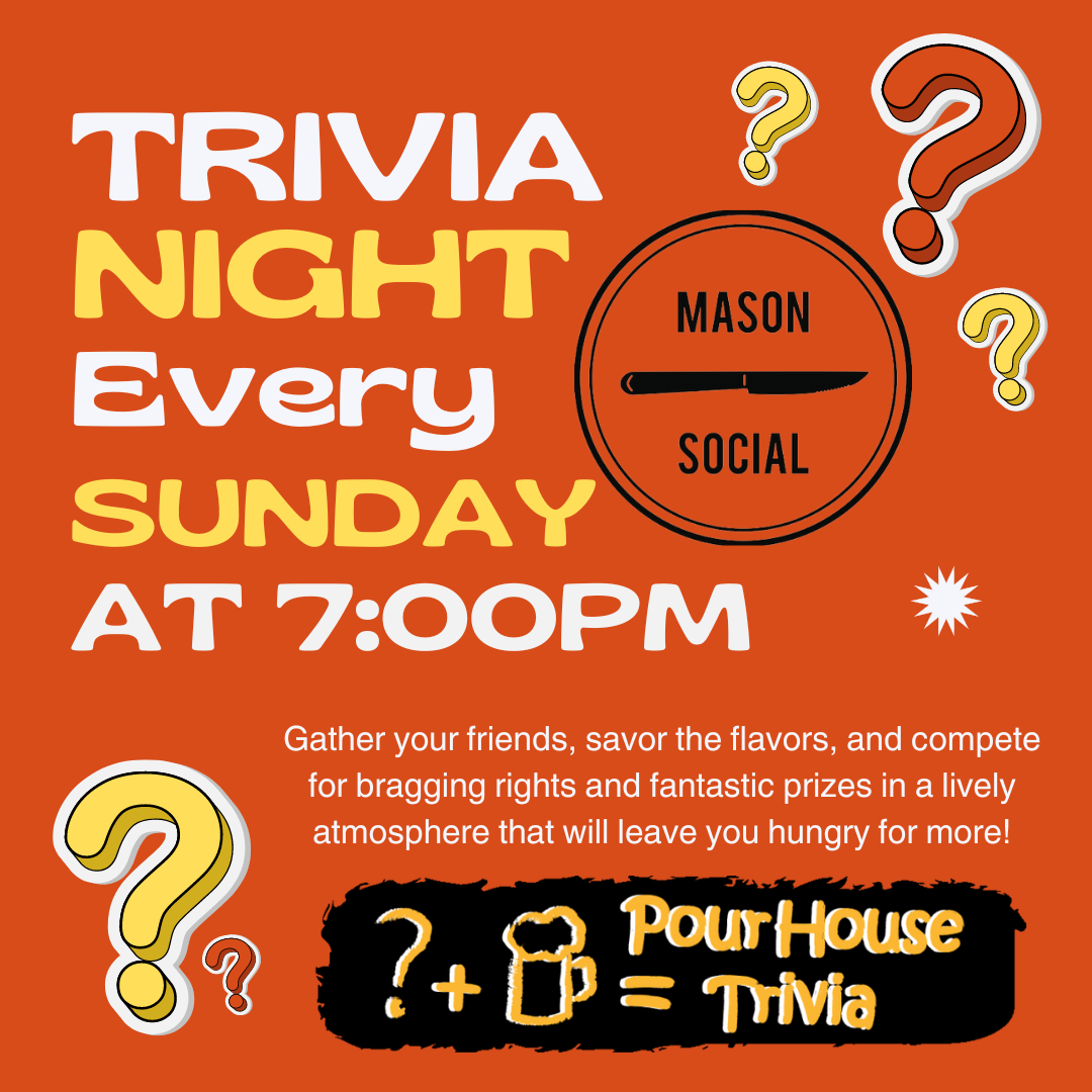 Sunday Trivia Night hosted by Pour House Trivia