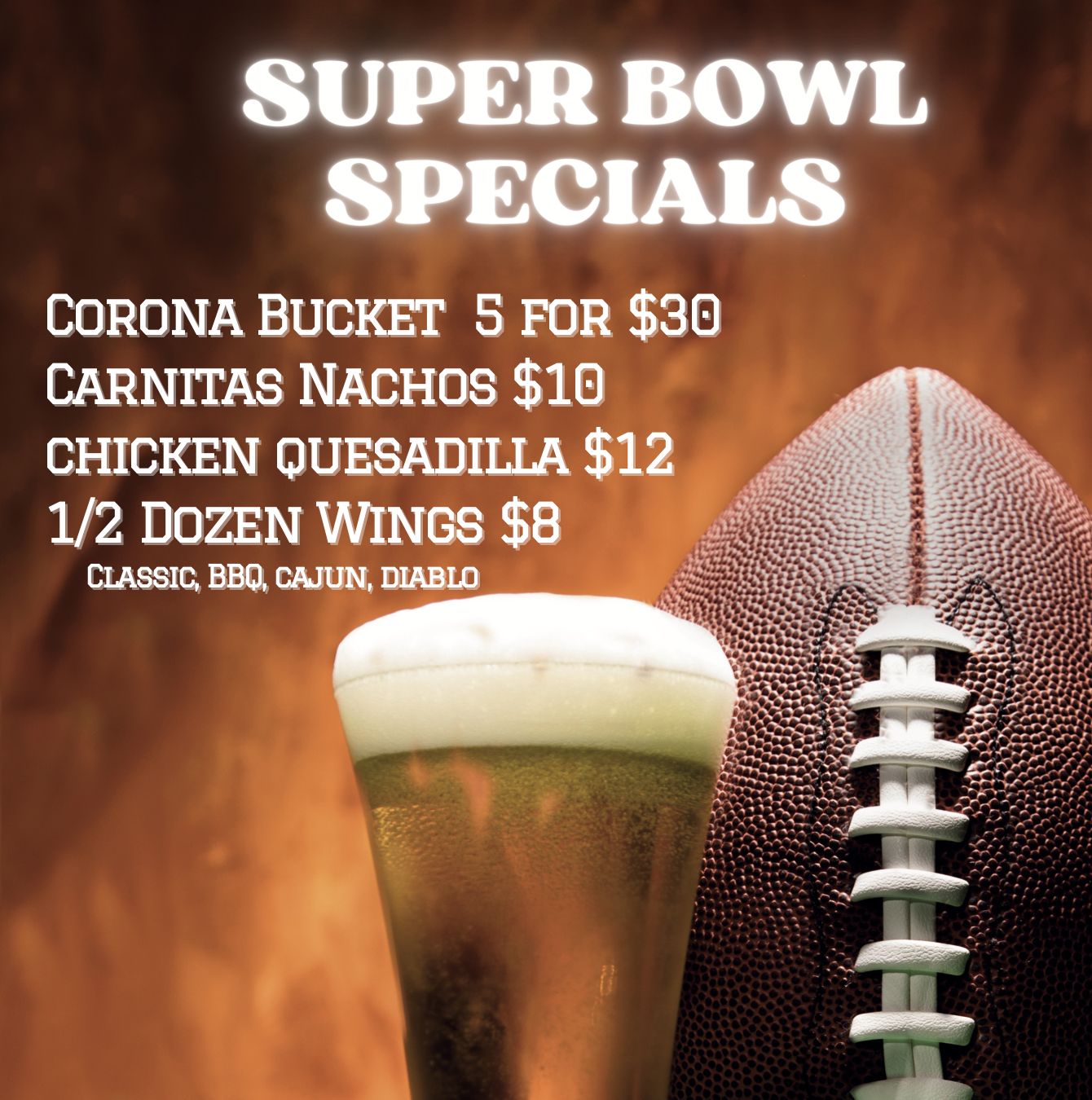 Superbowl Specials