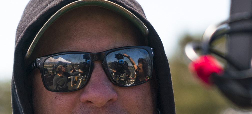 DP Christopher Raymond with Steadicam operator Don Glenn and 1AC Mike Gomes