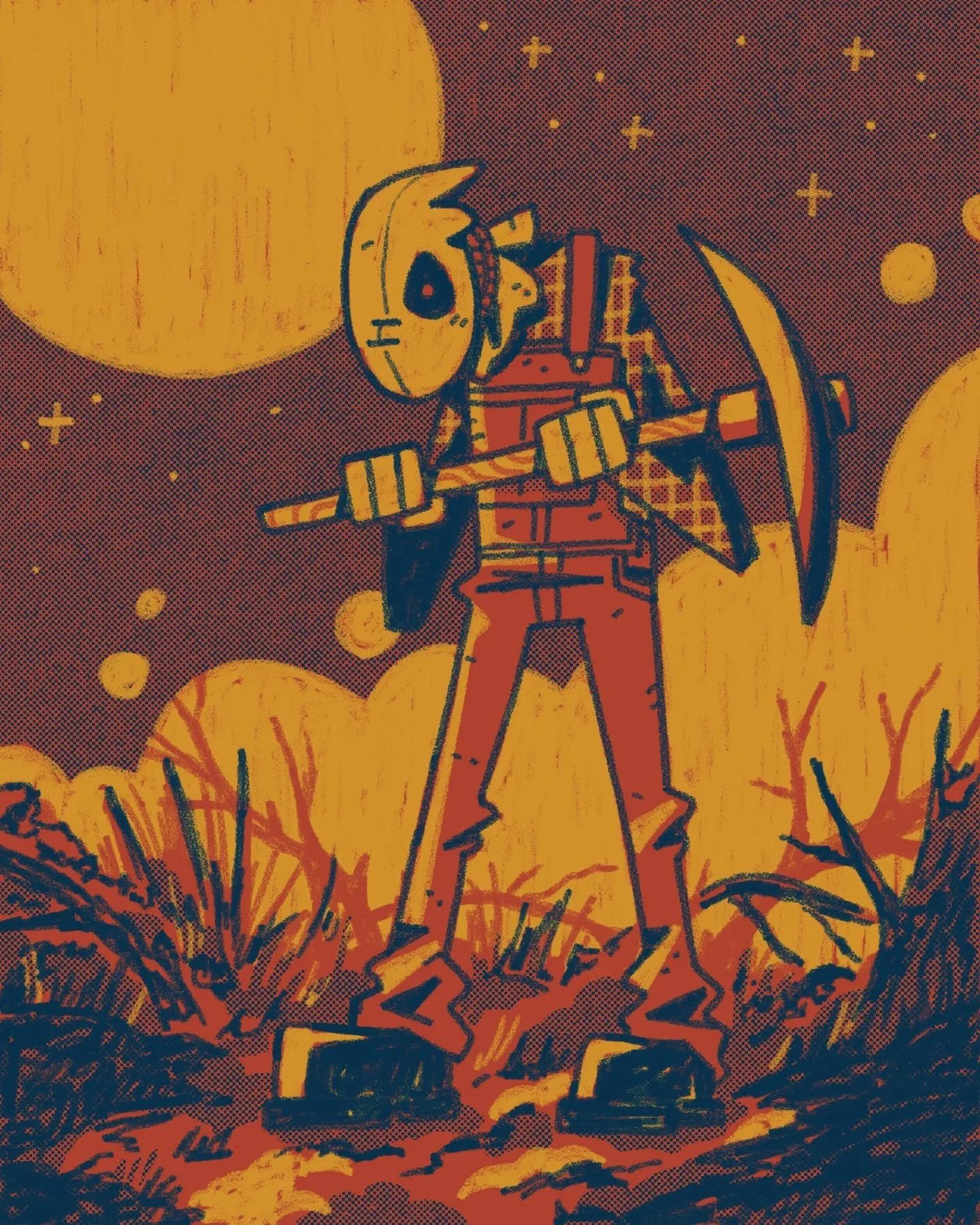 There's nothing quite like spending Valentine's weekend at Camp Crystal Lake!

#fridaythe13th #jason #horrorart #characterdesign #retrosupply