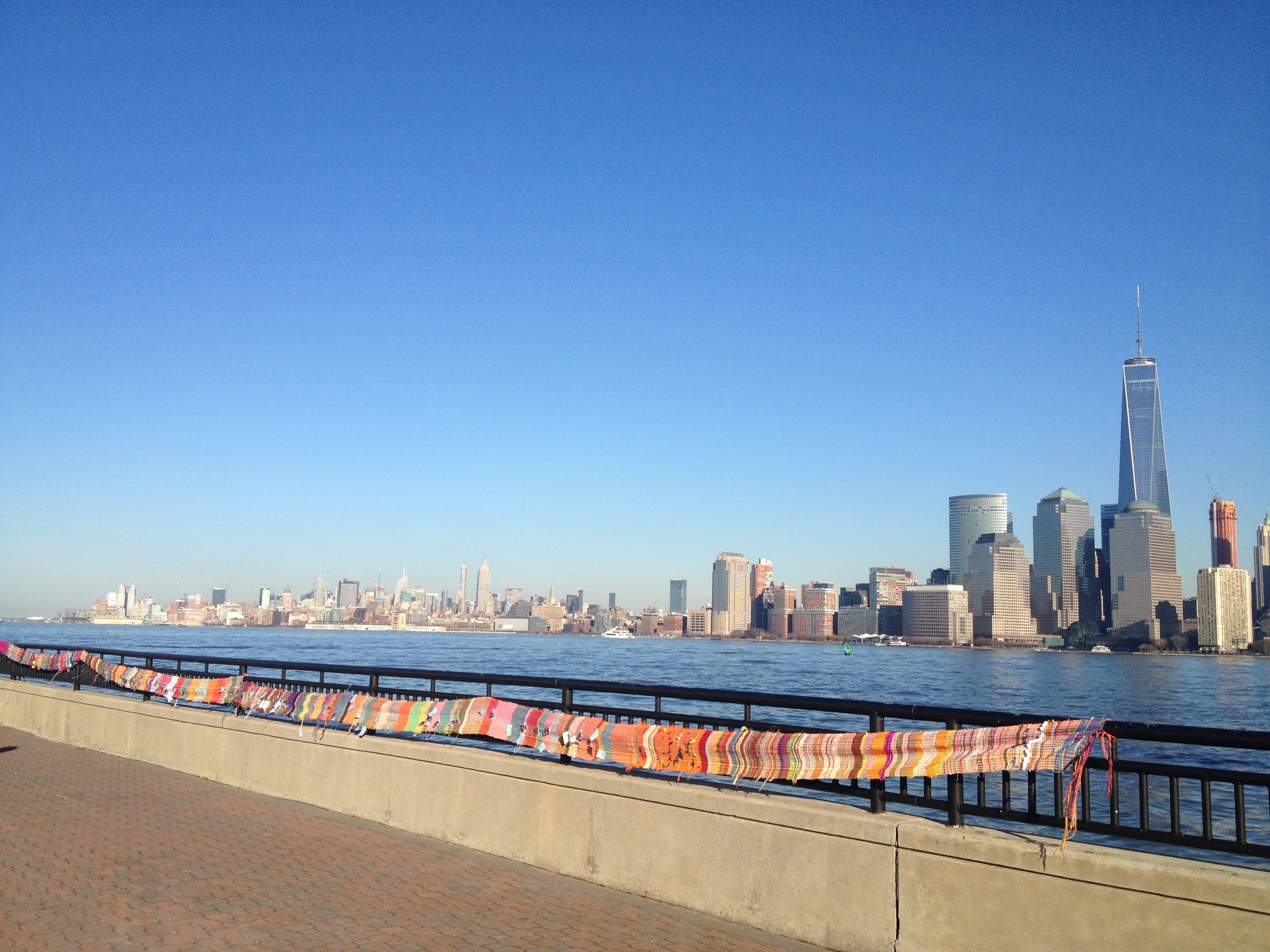 Tsuanami Cruise woven banner created by 3,000 people around the world