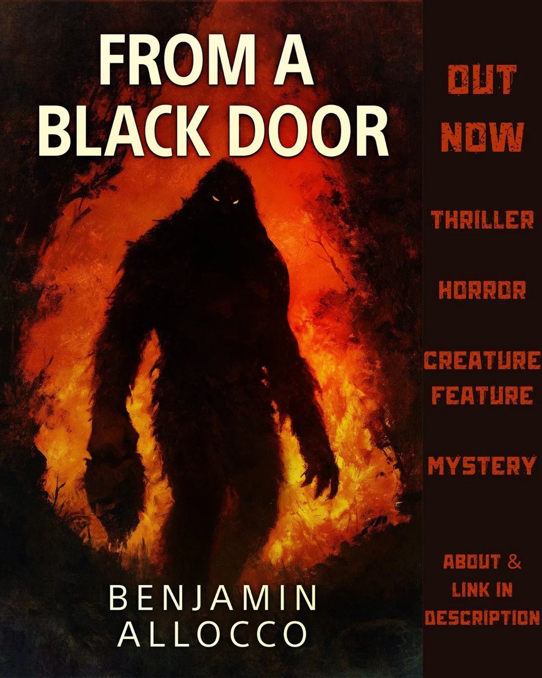 From a Black Door, my third novel, is out through @severedpress 

https://www.amazon.com/dp/B0G4B8NN5F

After a devastating accident costs him both legs and his career, veteran homicide detective Stone Little retreats to the remote Adirondack village