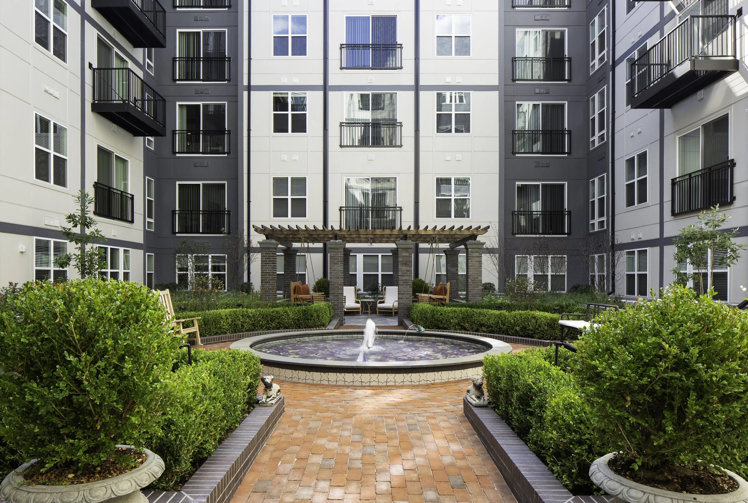 The Lockwood in Capitol Hill, Washington, DC. Architectural photograph of upscale housing in DC.