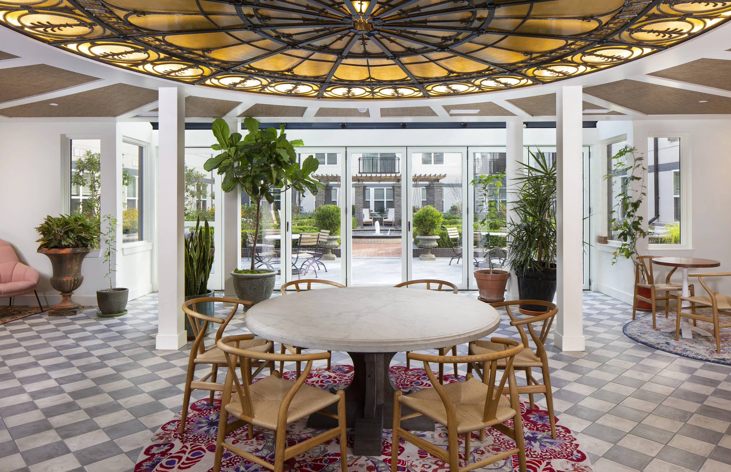 The Lockwood in Capitol Hill, Washington, DC. Architectural photograph of upscale housing in DC.