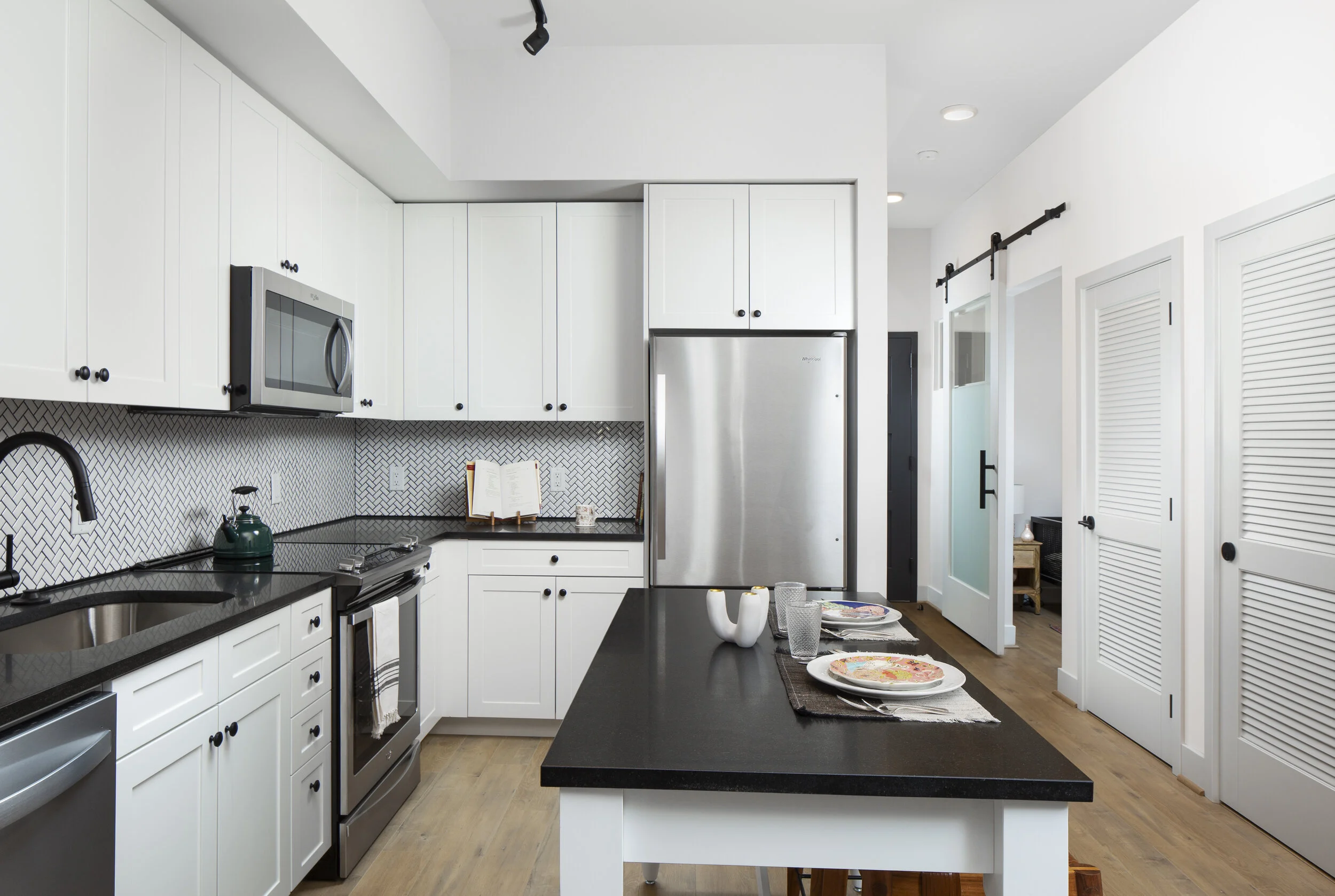 The Lockwood in Capitol Hill, Washington, DC. Luxury apartment complex. Architectural photography by Melissa Newman.