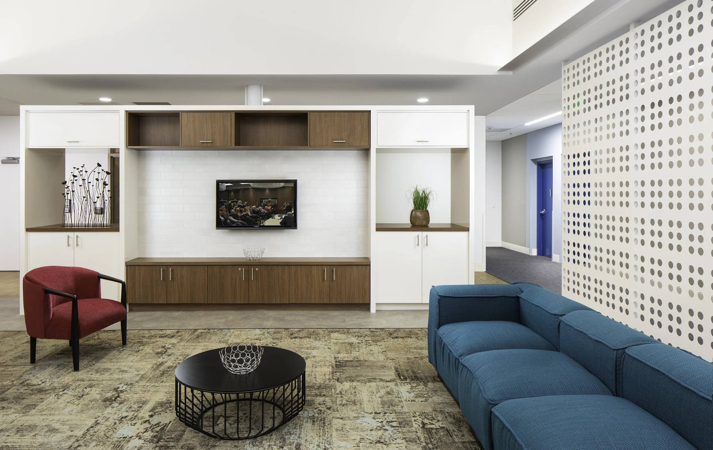 National Federation for the Blind headquarters in Baltimore, MD. Architectural photography by Maryland based photographer, Melissa Newman.