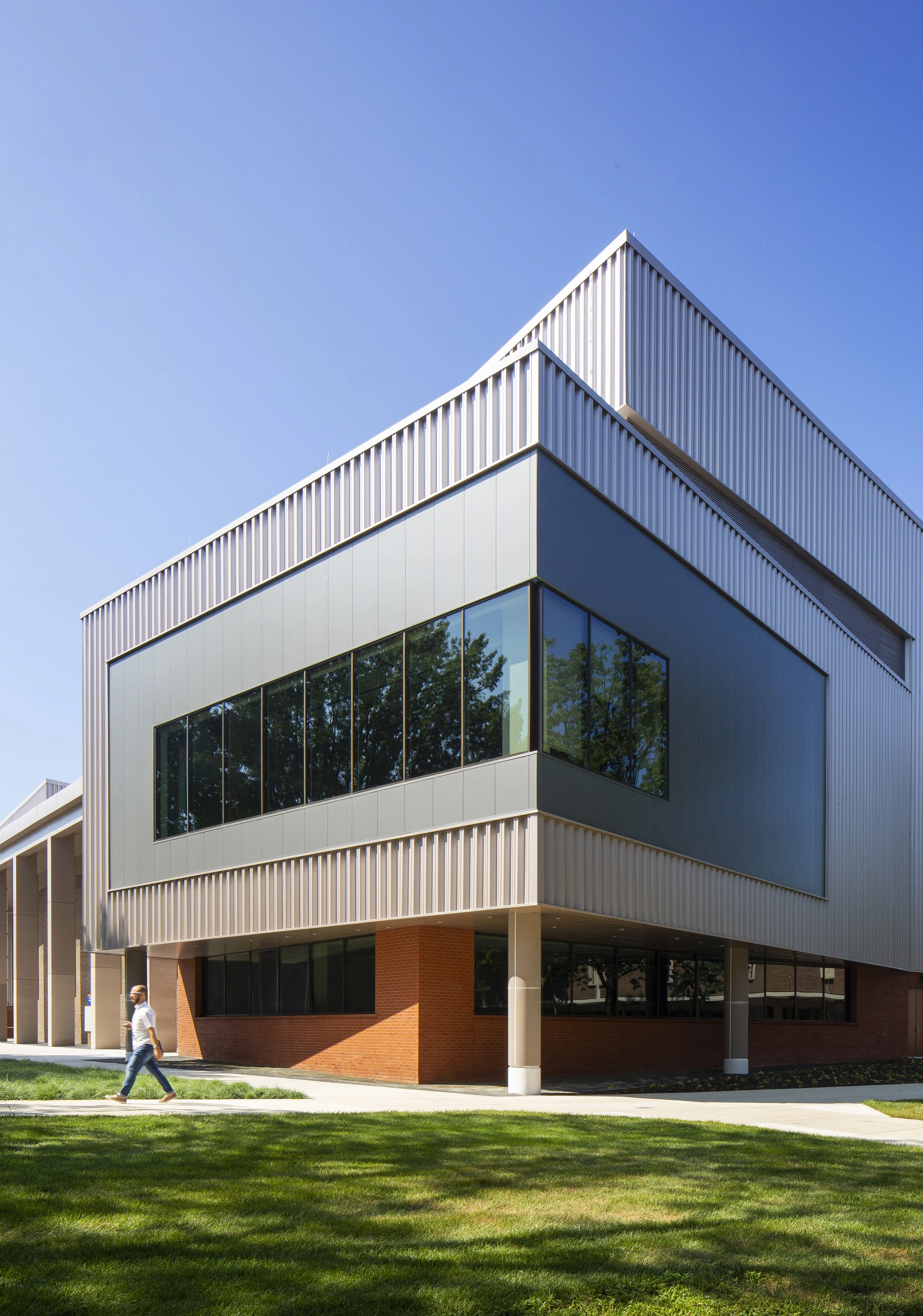 Prince Georges Community College. The new Queen Anna Academic Center, also called the performing arts center. Architectural photography by Melissa Newman.