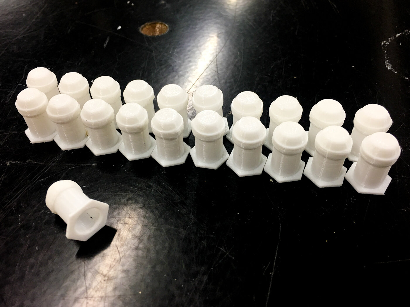 3D printed Parcan lights