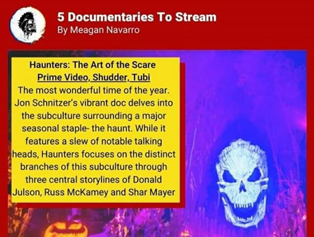 We're so honored that @hauntedmeg at @bdisgusting just put us on a list of 5 Documentaries to stream. WE LOVE all the movies listed.
.
We also want to ADD ANOTHER MUST WATCH @horrornoirefilm on @shudder .
Examine the history of Black people in the ho