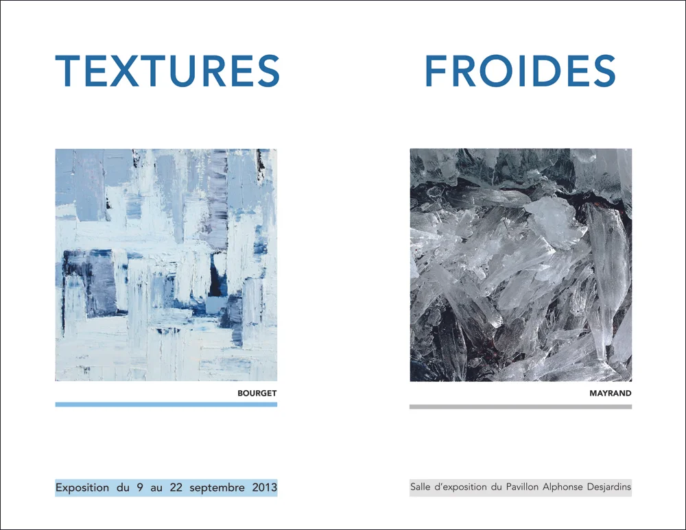 Texture Froides Exhibition Synopsis - Front