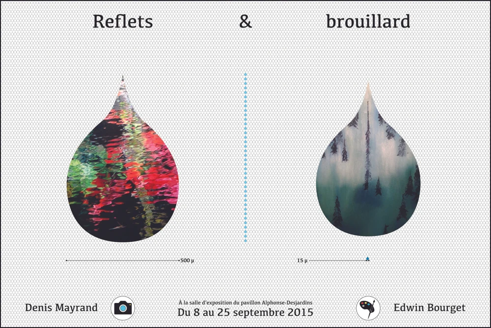Reflets & Brouillard Exhibition- Poster