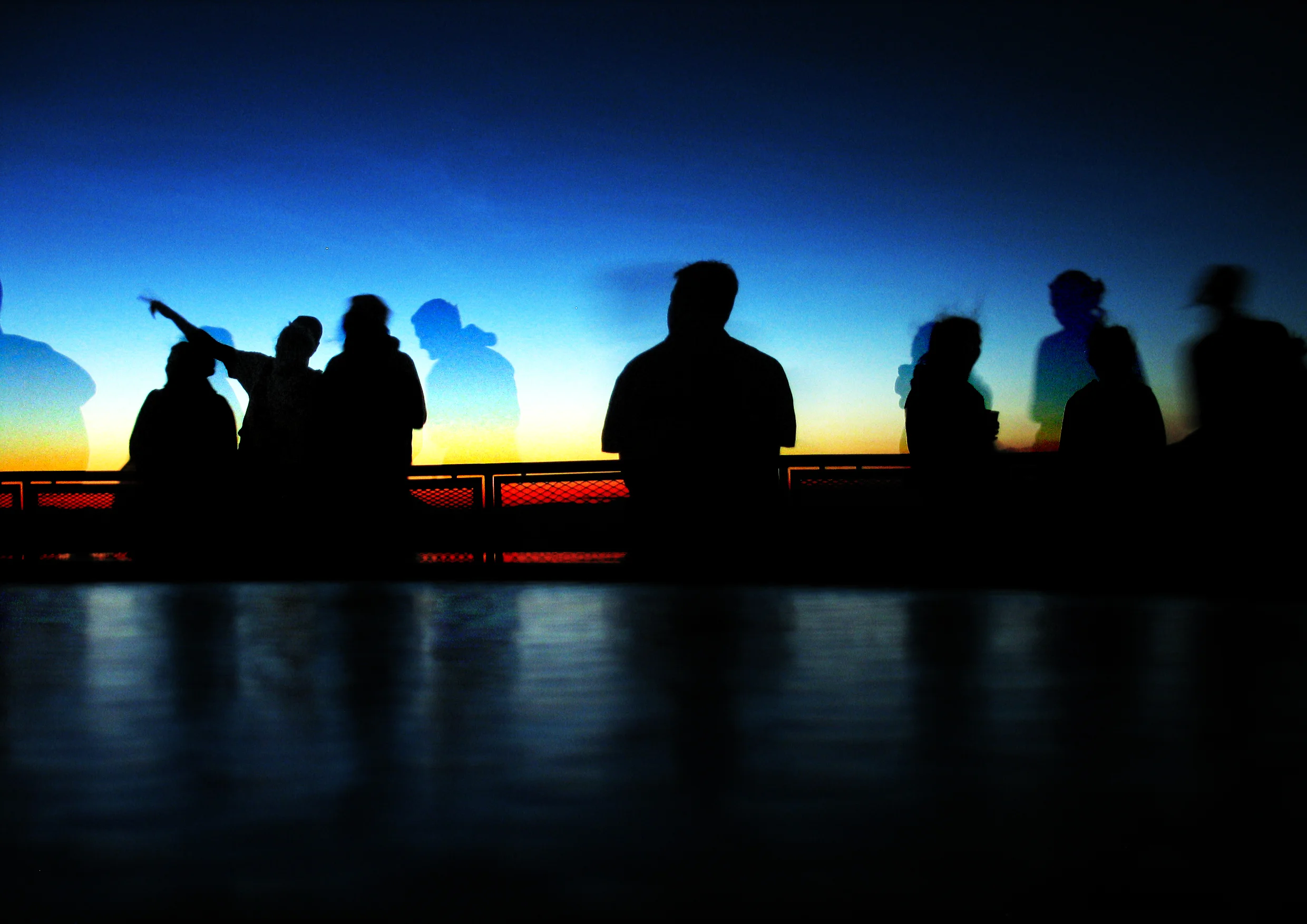 Sunset, photomontage, A3 size