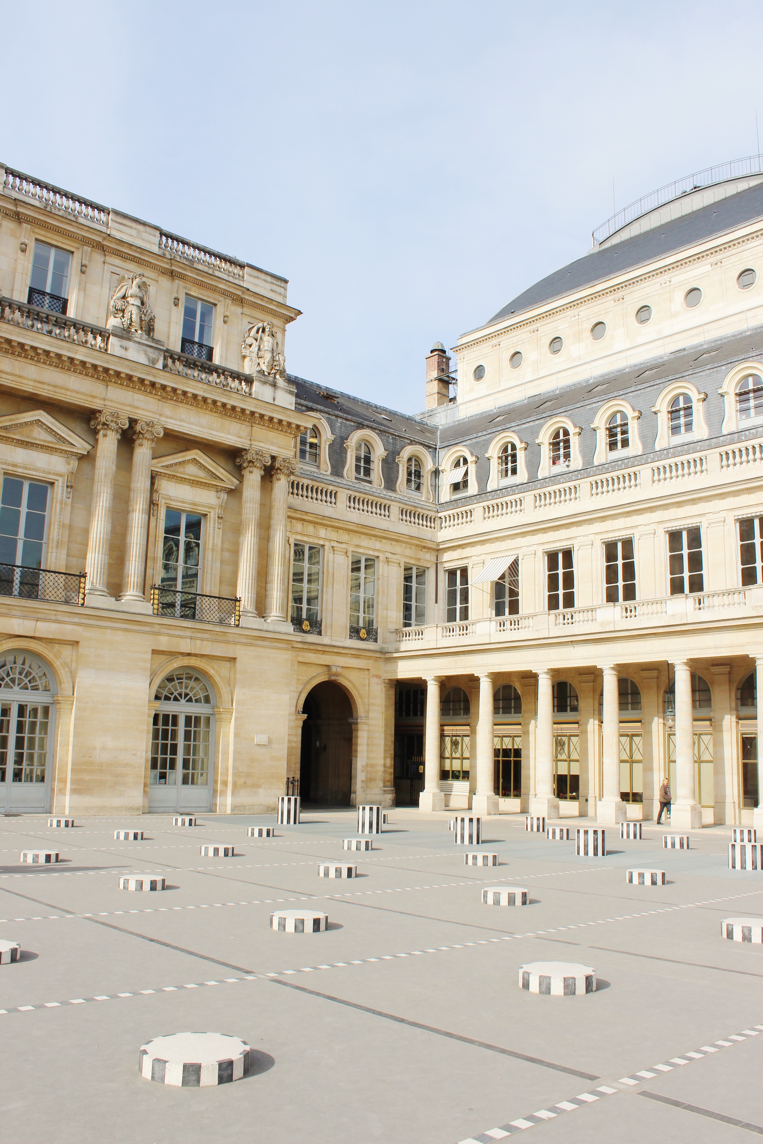 Stripes on Stripes - Le Deux Plateaux at the Palais Royal in Paris | Sundays and Somedays