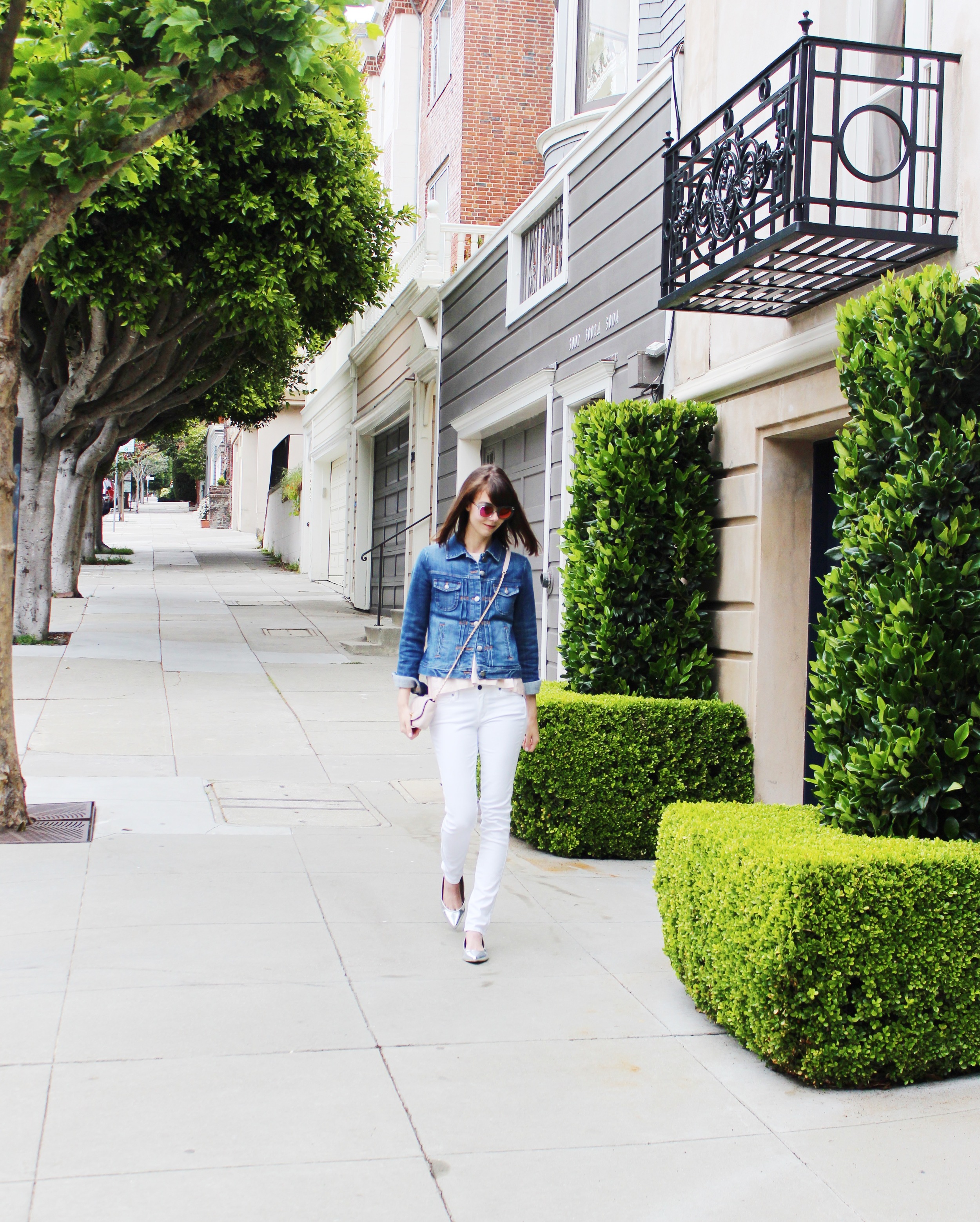 A Touch of Blush - Walking Through Pacific Heights | Sundays and Somedays