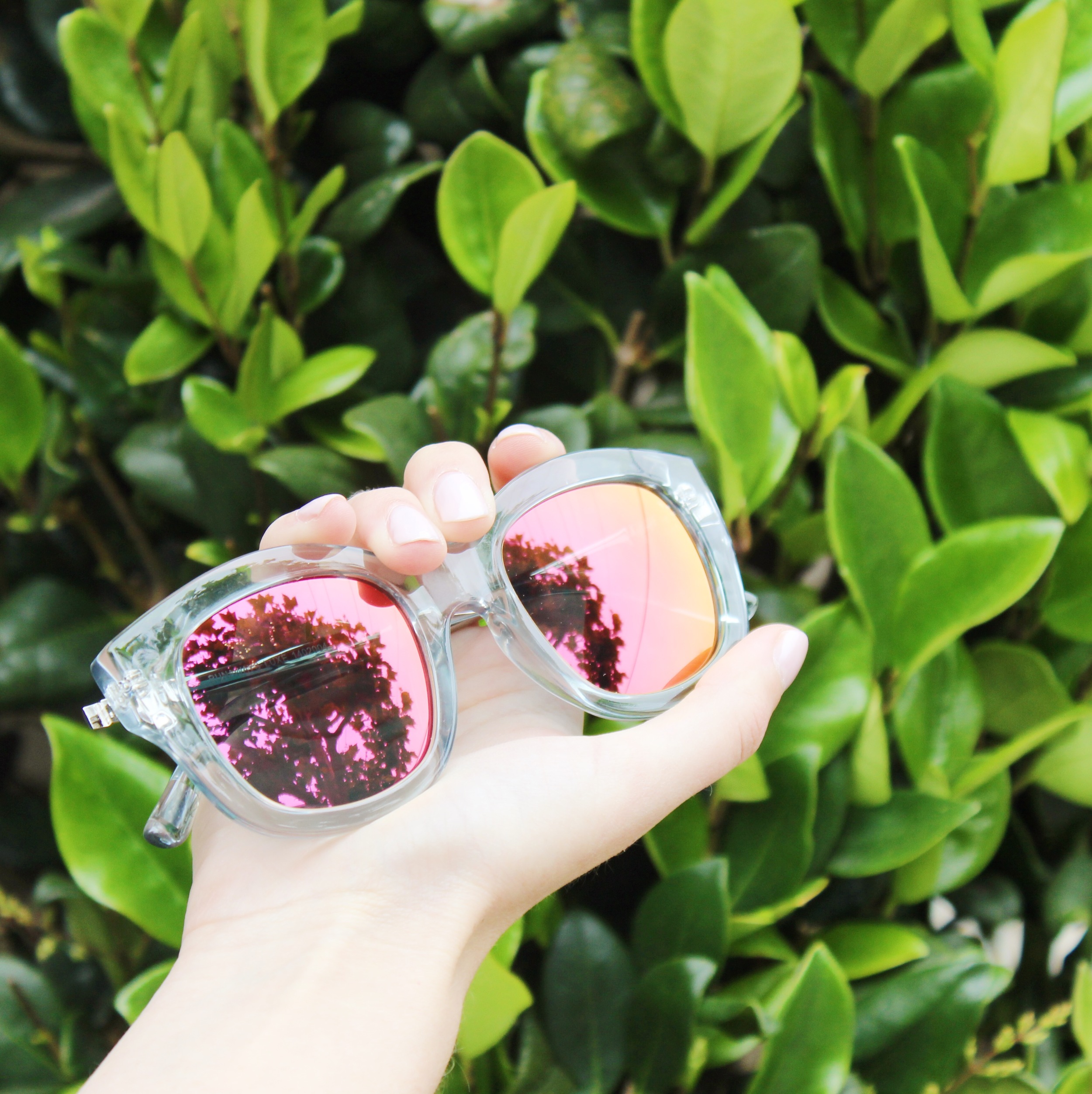 A Touch of Blush - Pink Mirrored Sunglasses | Sundays and Somedays