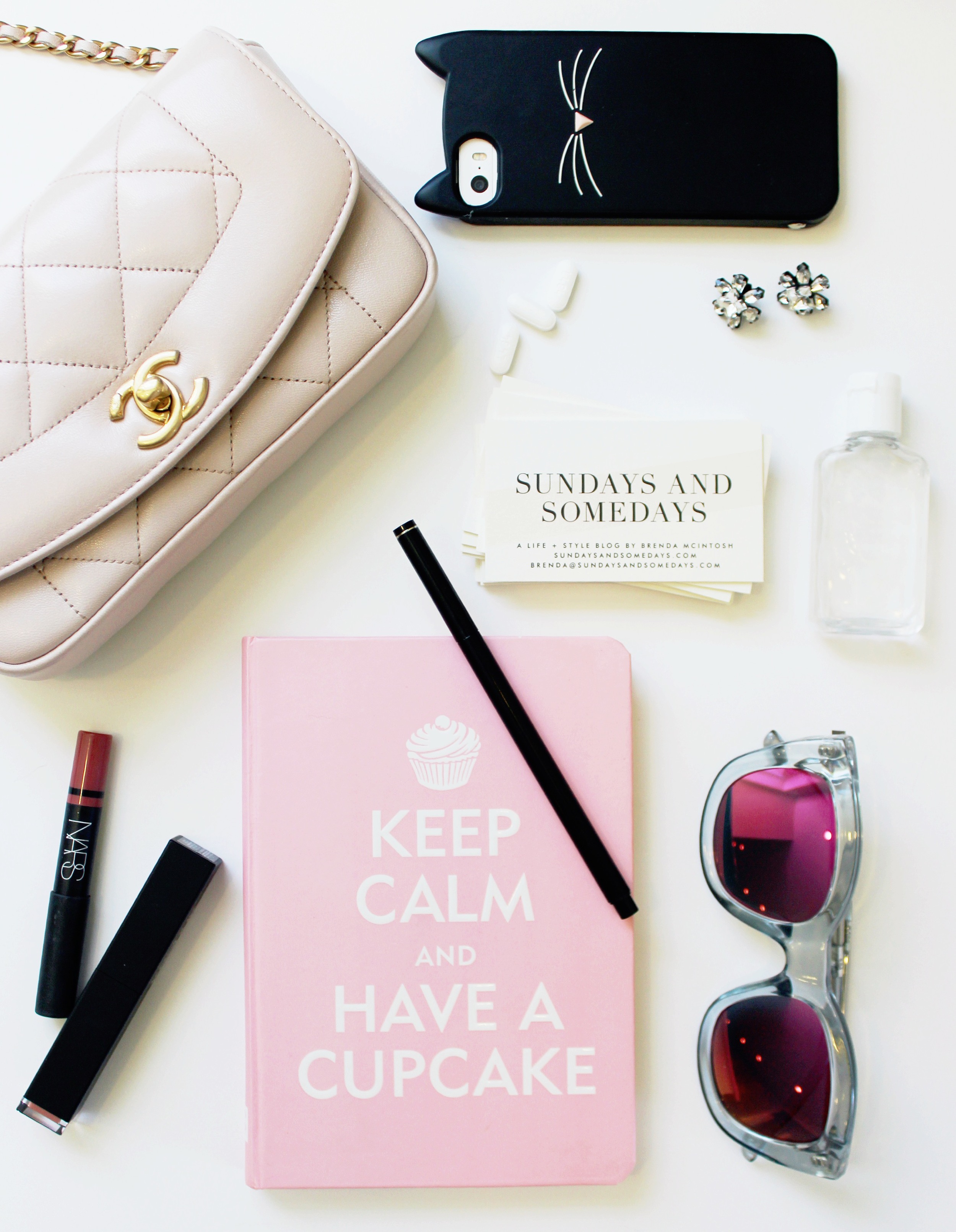 Alt Summit - What's in my bag from Altitude Summit, including Minted business cards, Nars lip color and Le Specs sunglasses | Sundays and Somedays