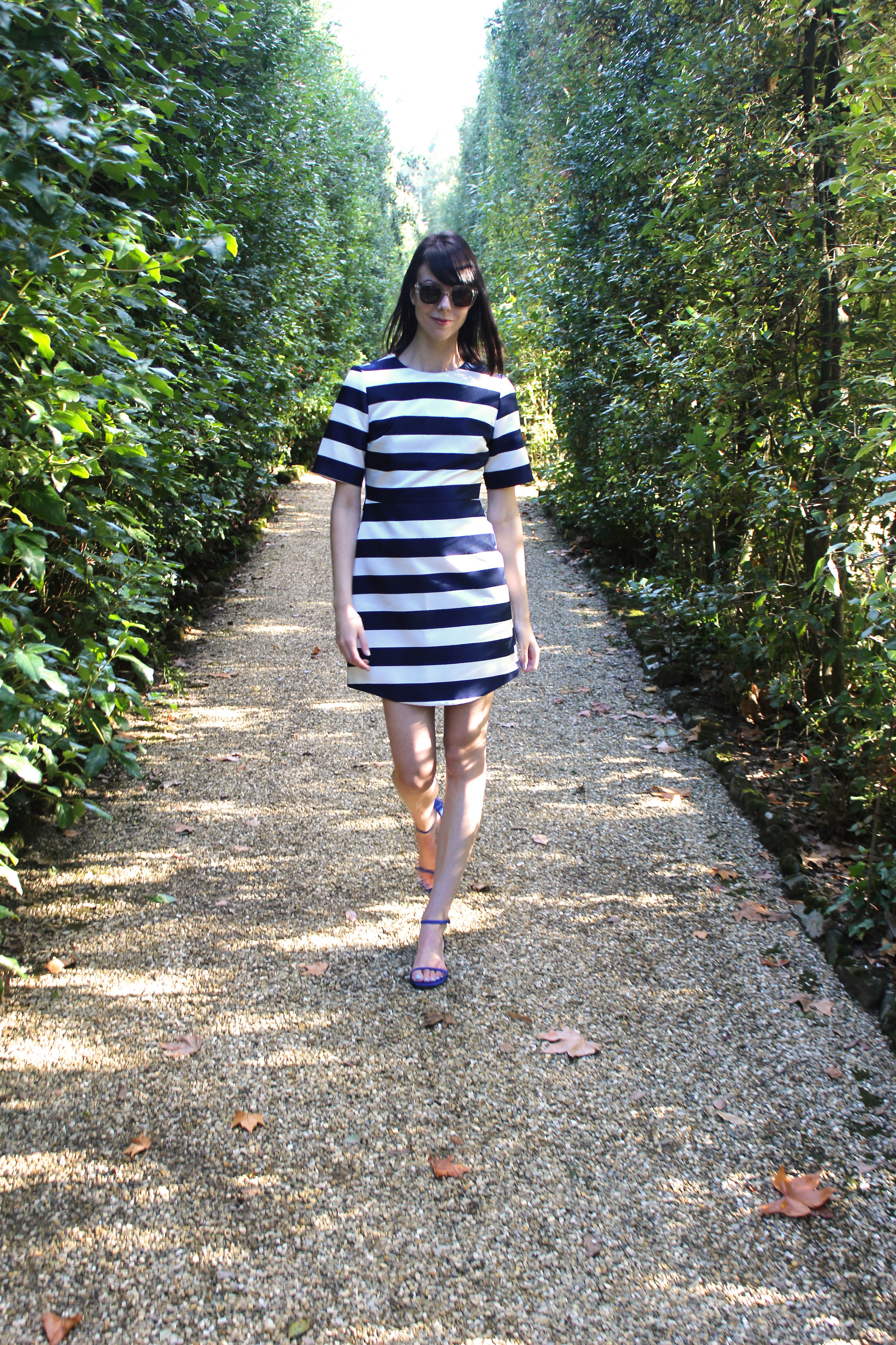 A walk through the hedges of Boboli Gardens.