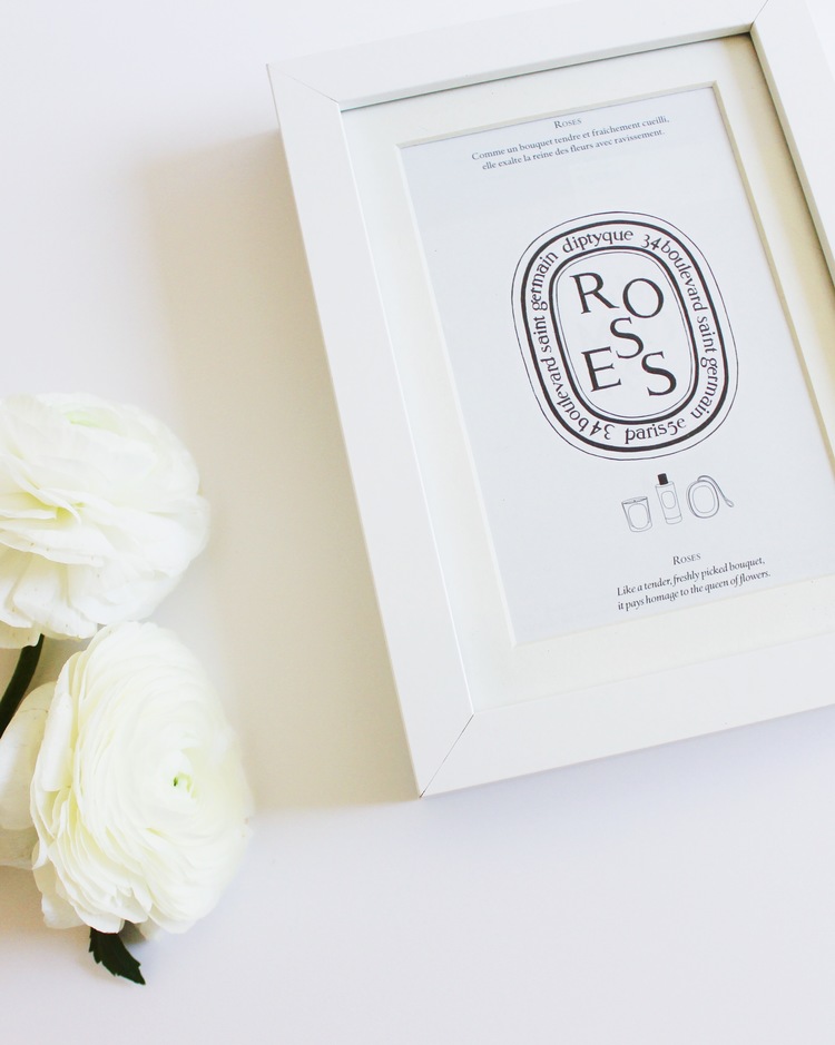 A cute DIY using a Diptyque catalogue. 