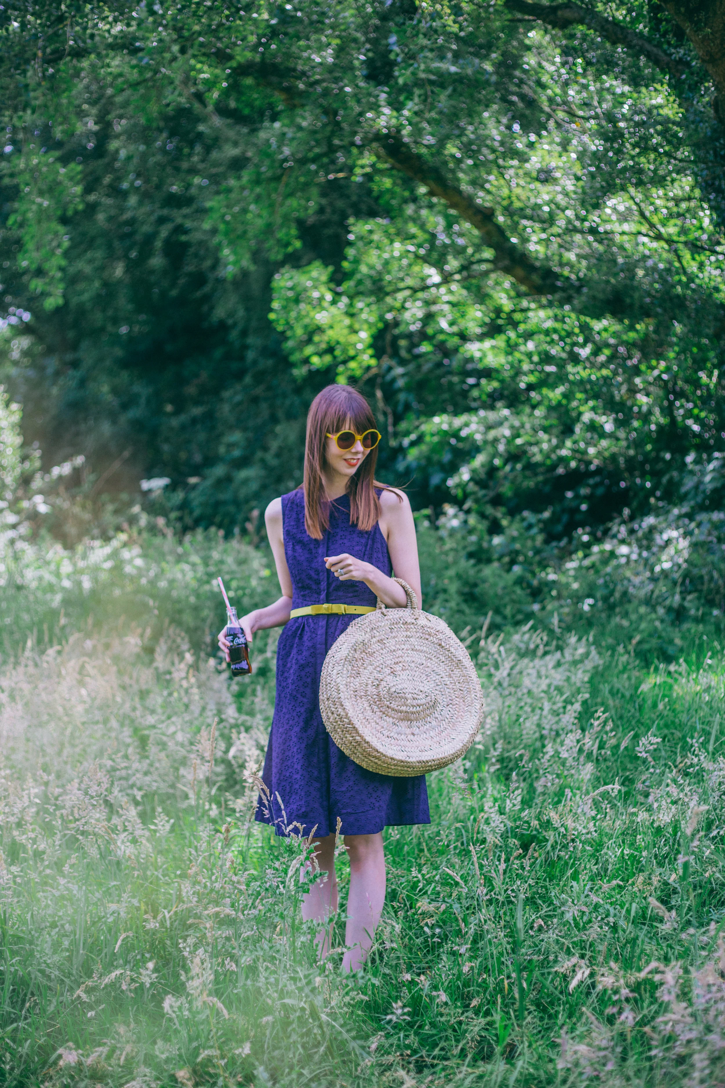 Celebrating the Fourth of July in London with a red, white and blue picnic with Chevrons & Eclairs wearing all Boden | Sundays and Somedays