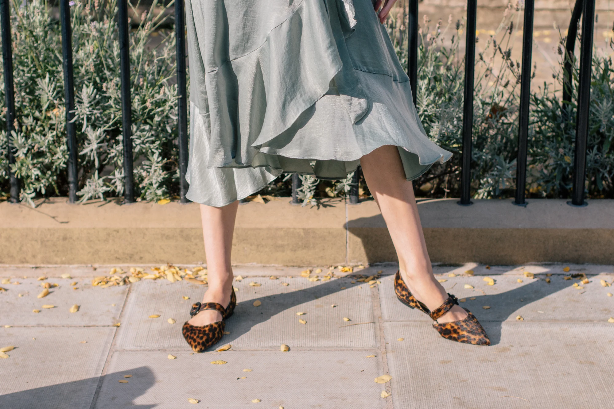 Gal Meets Glam Collection Green Frilled Dress London-11.jpg