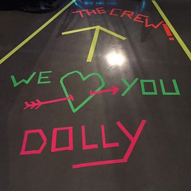 Walk this way.....
#dollyparton #dollywood #path #neon  #ducttape #craftyfingers #country
#legend #jolene #catering #helsbells 
#daughtersofthemill