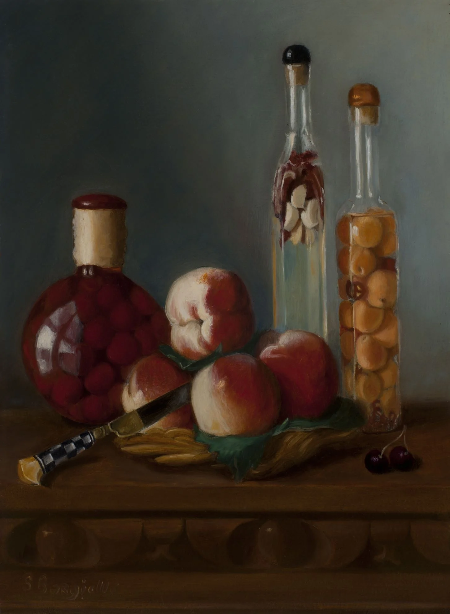 BOTTLED FRUIT, 12 X 16