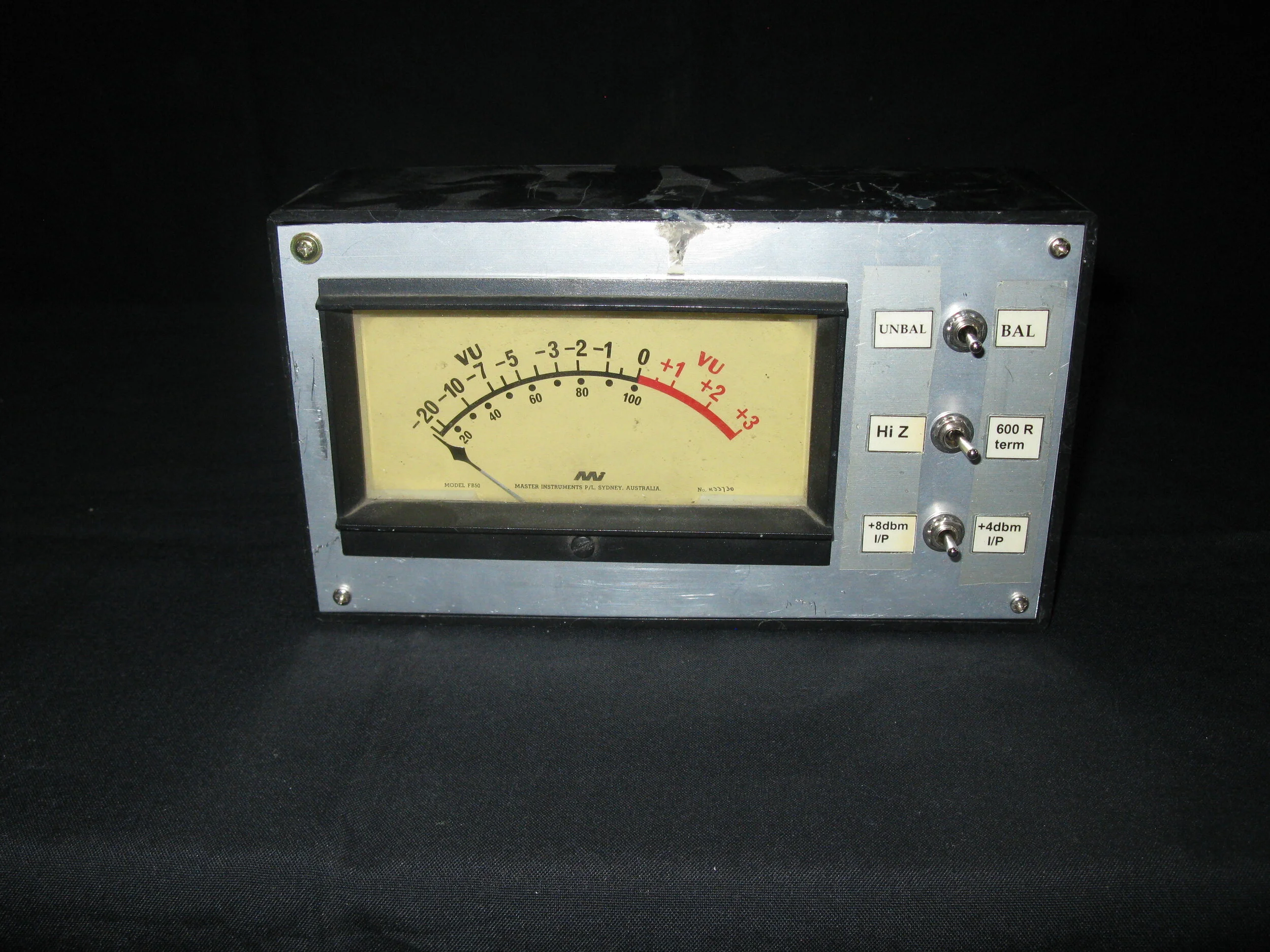 Custom Audio VU Meter Master Instruments Sydney Australia