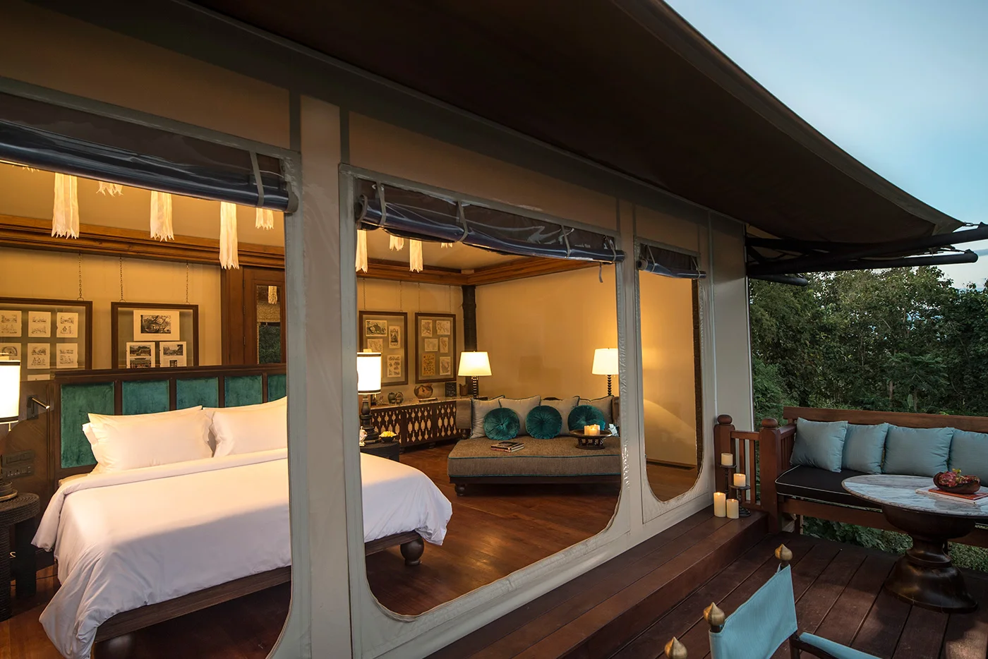 Hilltop Tent Bedroom