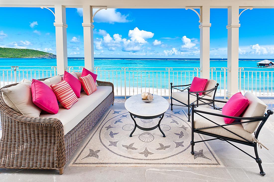 Villa patio view