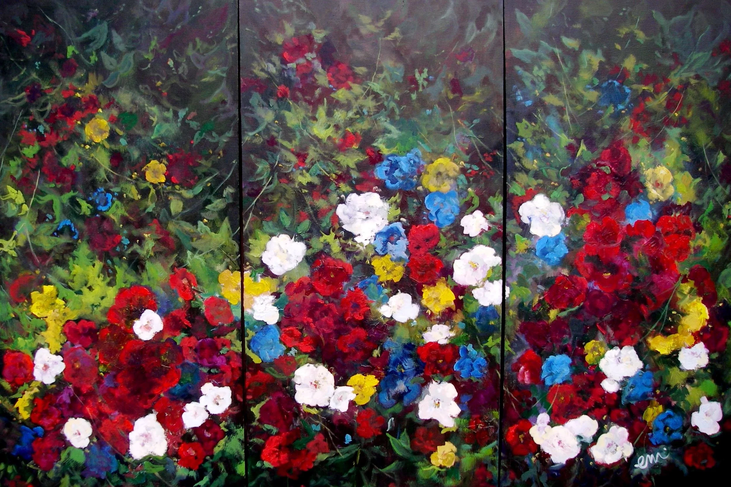 Nicole's Triptych by Emily Kellenberger