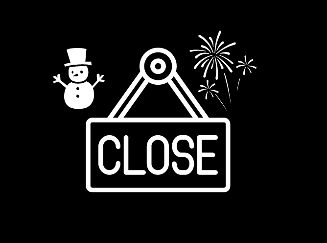CHRISTMAS/NEW YEAR CLOSURE