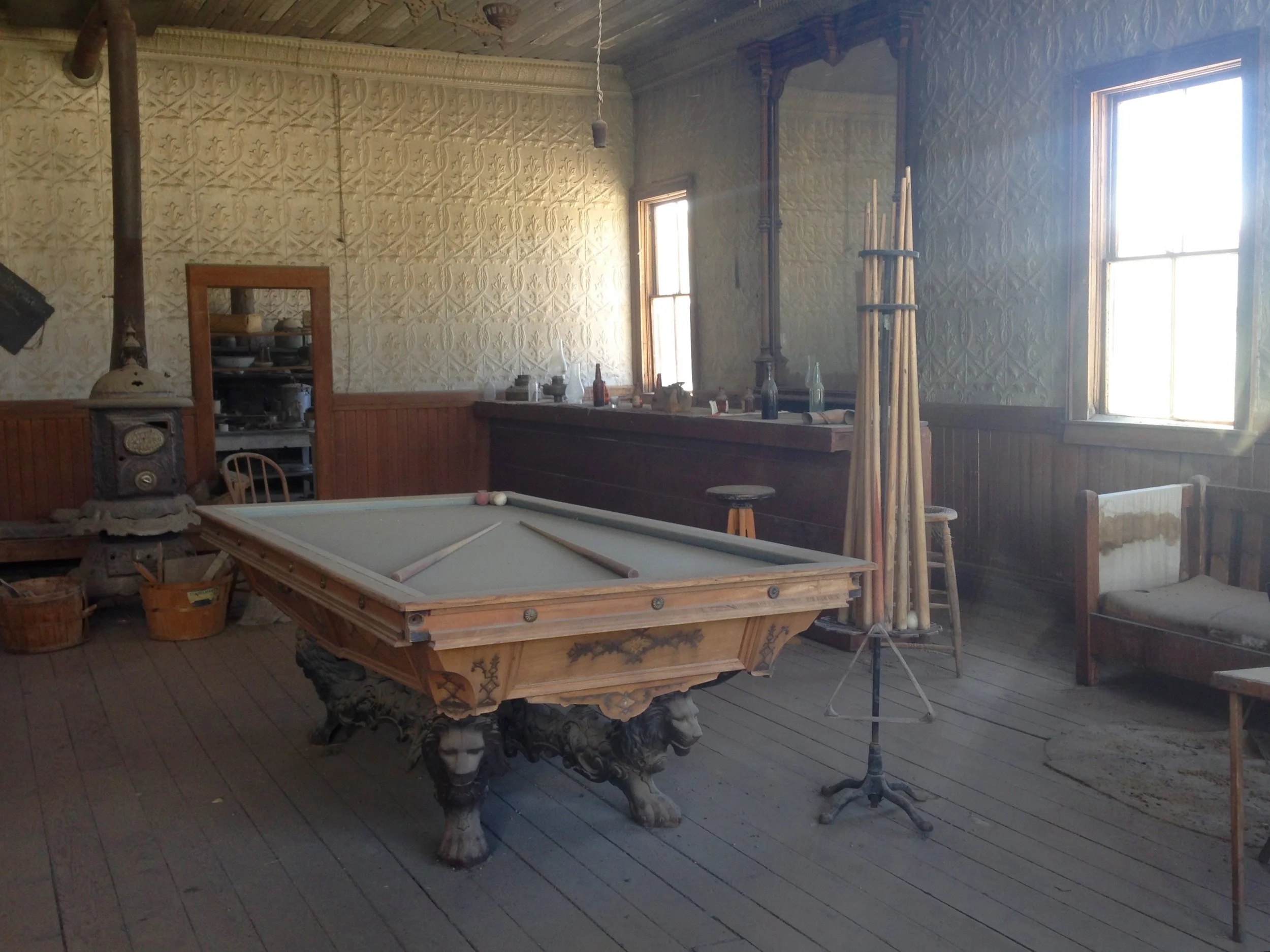 Pool Table at the Wheaton & Hollis Hotel
