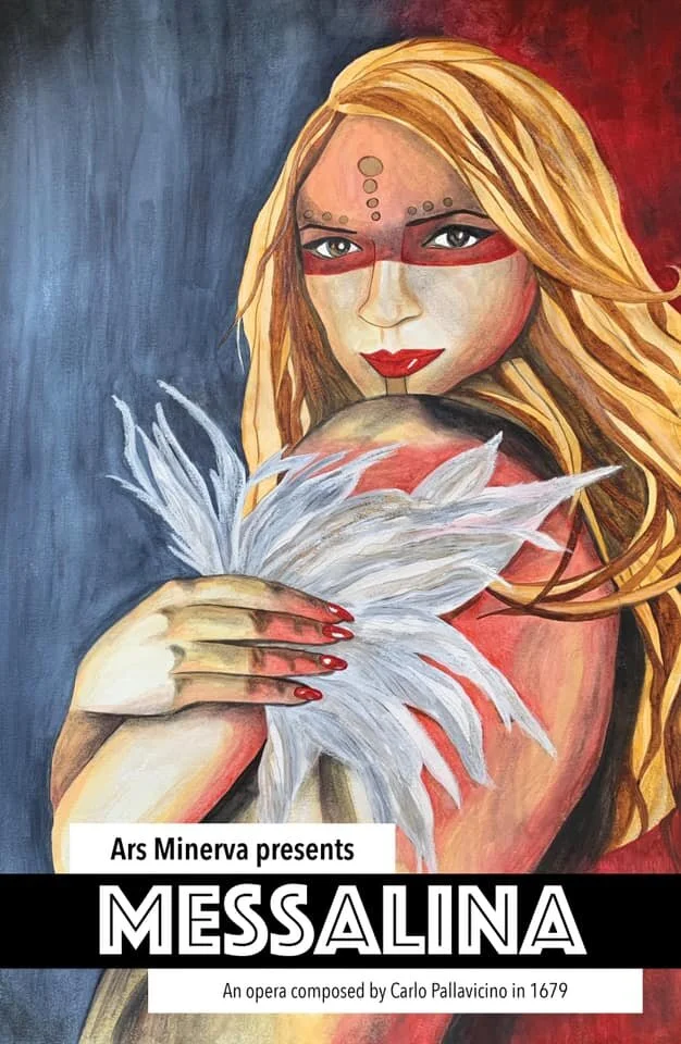 Designing the opera poster for Ars Minerva's  Messalina
