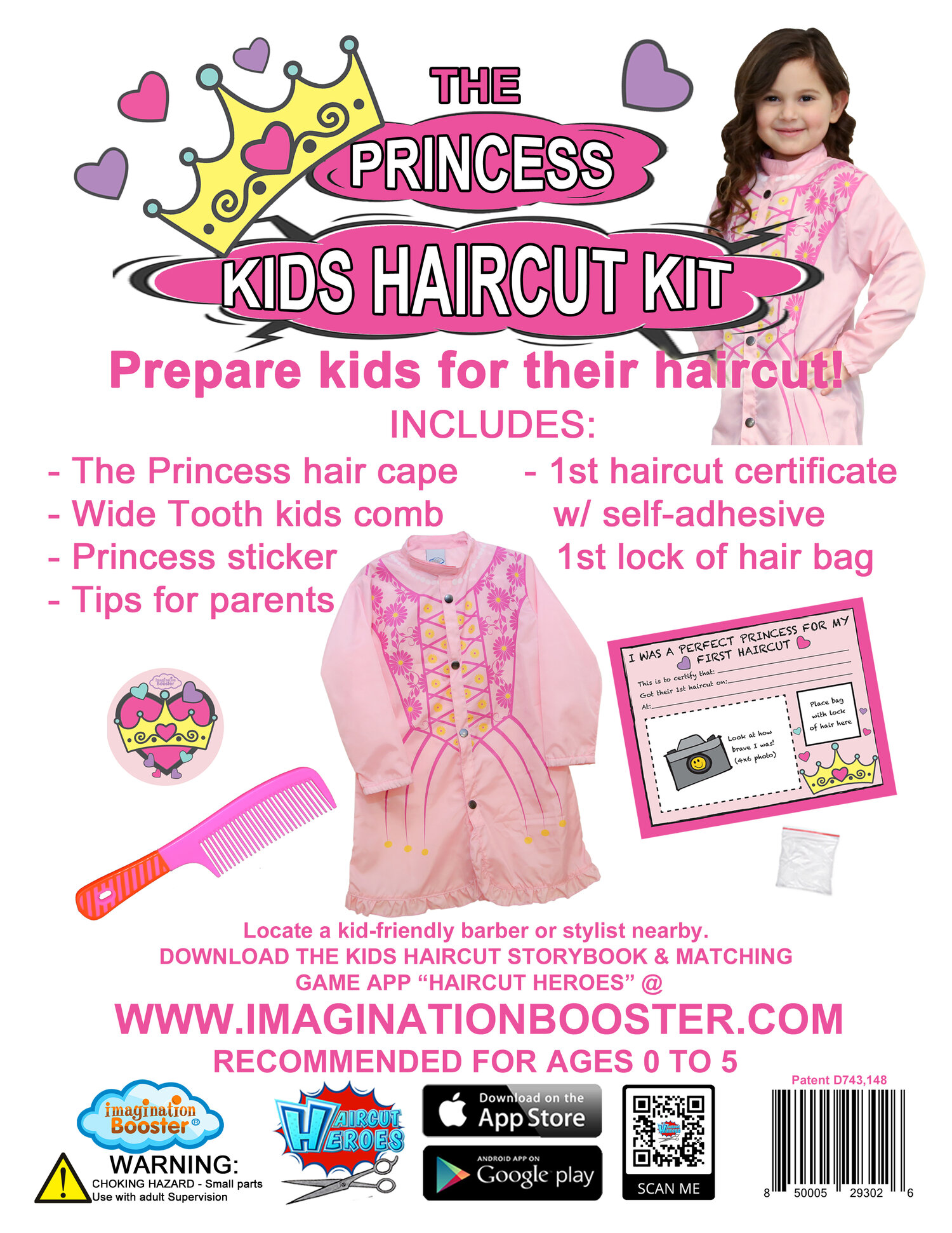 Princess First Haircut Kit — Imagination Booster- Making Kids Haircuts Fun  For Everyone.