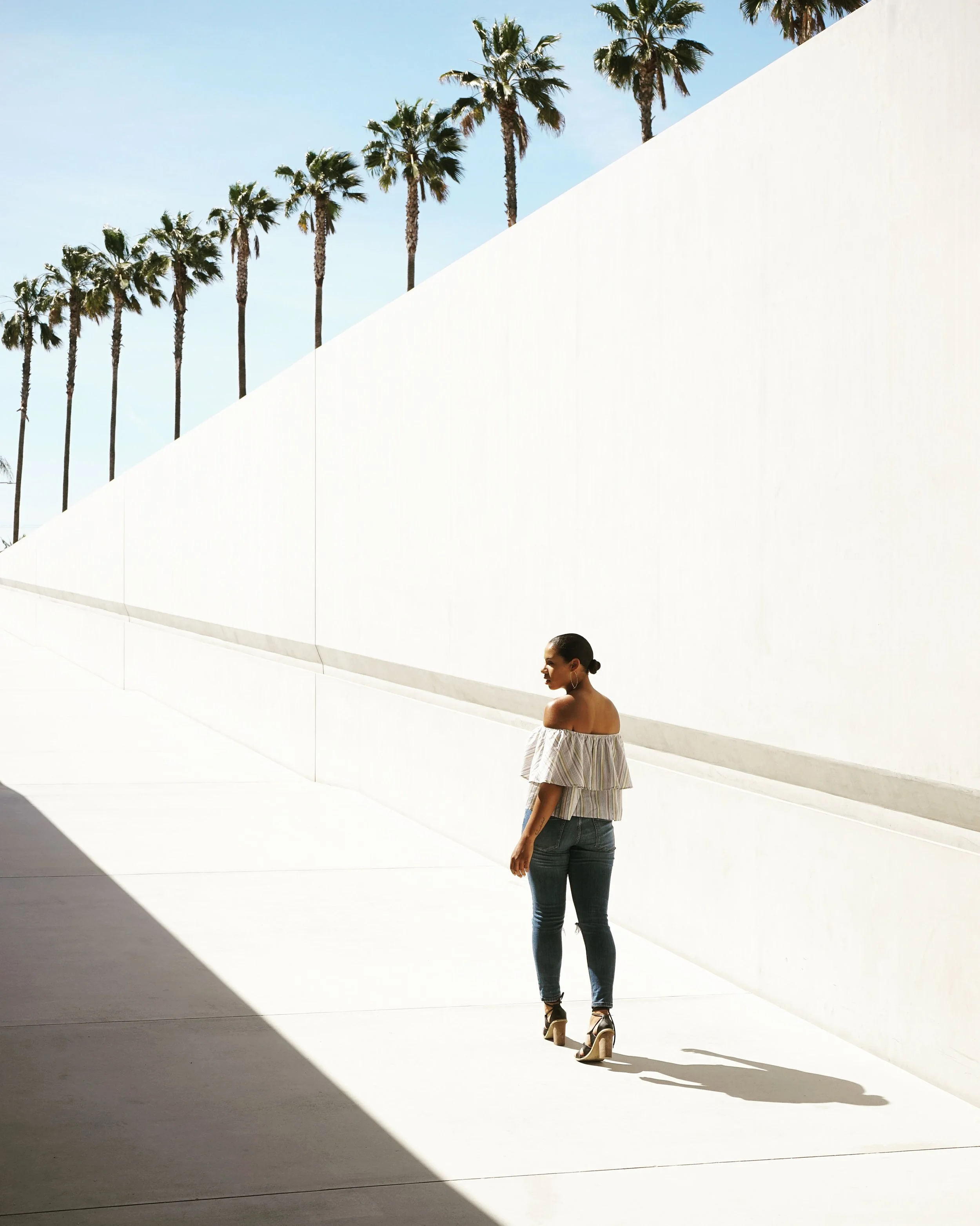 Portrait of Sydney in Los Angeles, California.
