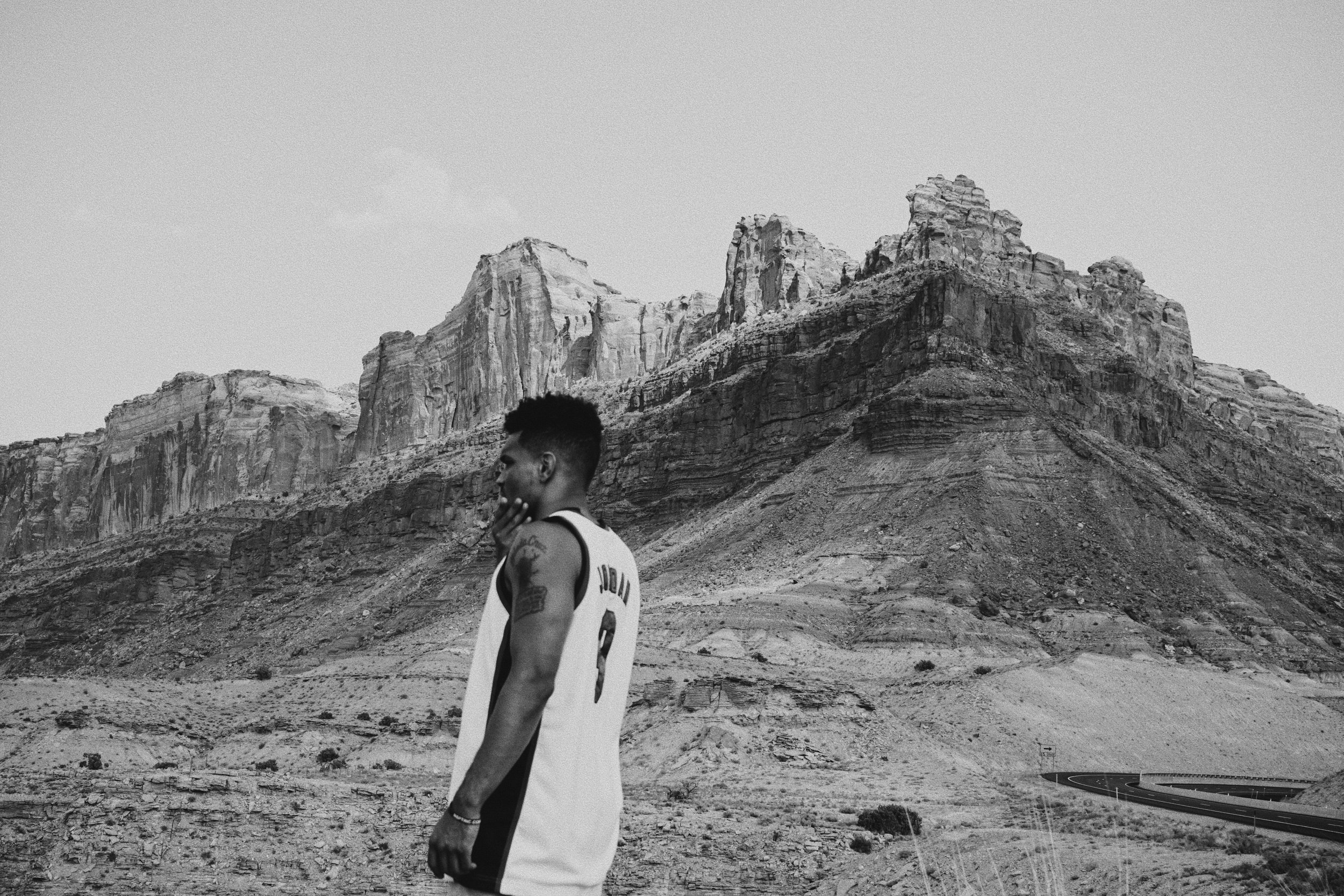 Portrait taken in Utah during roadtrip to west coast