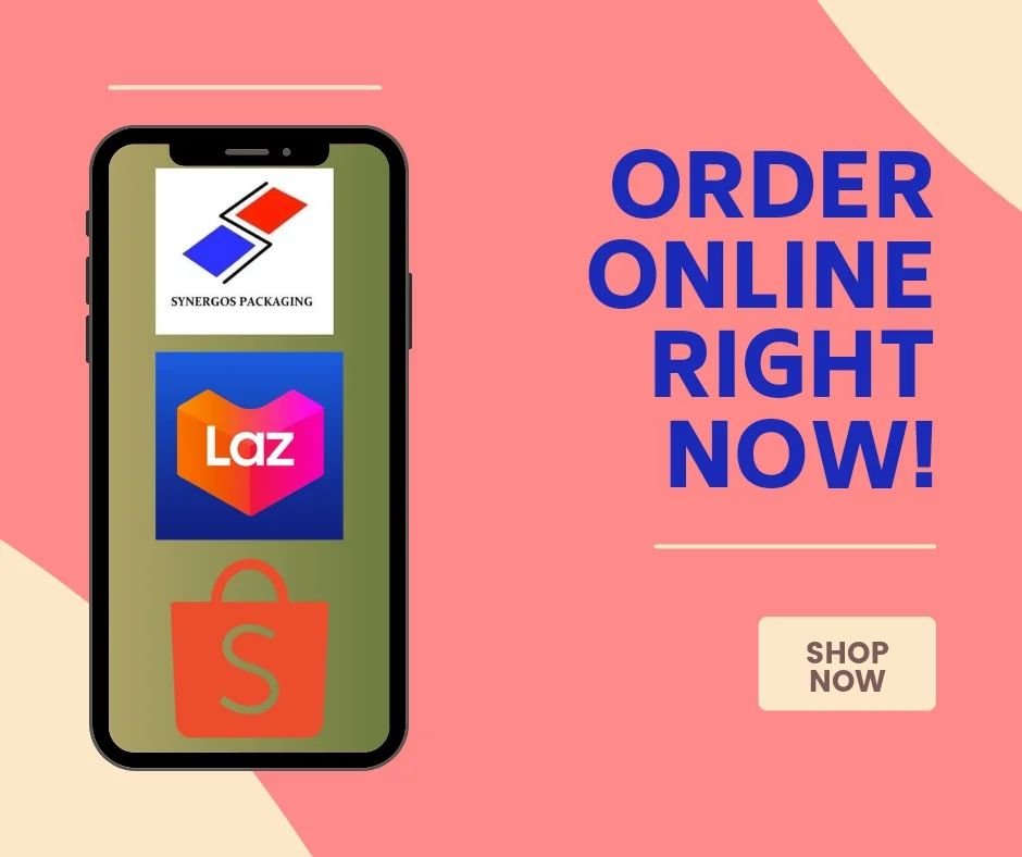 Great news! Synergos is now available on Shopee and Lazada for online shopping!

You can find us on Shopee at shopee.ph/synergos.packaging and on Lazada at s.lazada.com.ph/s.kYno8. Start shopping now for all your packaging needs!

#synergospackaging 