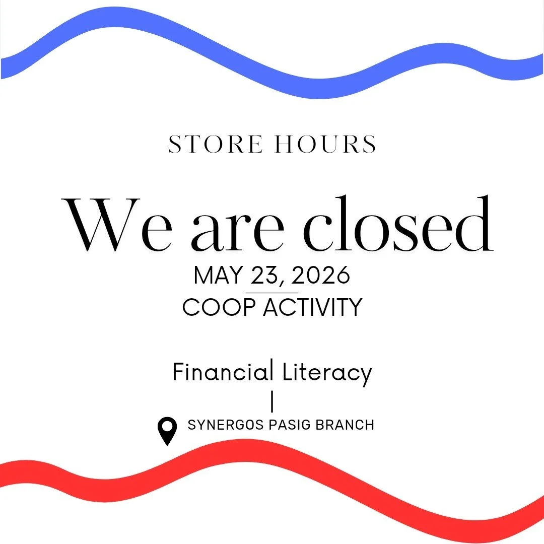 Dear Valued Customers,

Please take note of our Synergos Pasig store schedule. 

May 23 (Saturday) : Closed

We kindly request you to plan ahead and send us a message for your orders to ensure smooth processing. Thank you for your understanding and c