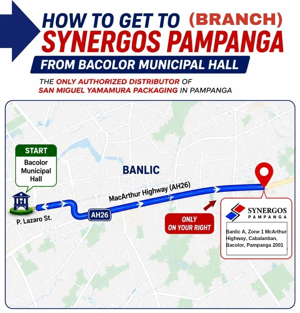 📍 HOW TO GET TO SYNERGOS PAMPANGA BRANCH

Planning to visit us? It's easy!

Starting from Bacolor Municipal Hall:
➡️ Head towards MacArthur Highway (AH26)
➡️ Turn onto MacArthur Highway going towards Banlic
➡️ Continue straight for a few minutes
➡️ 
