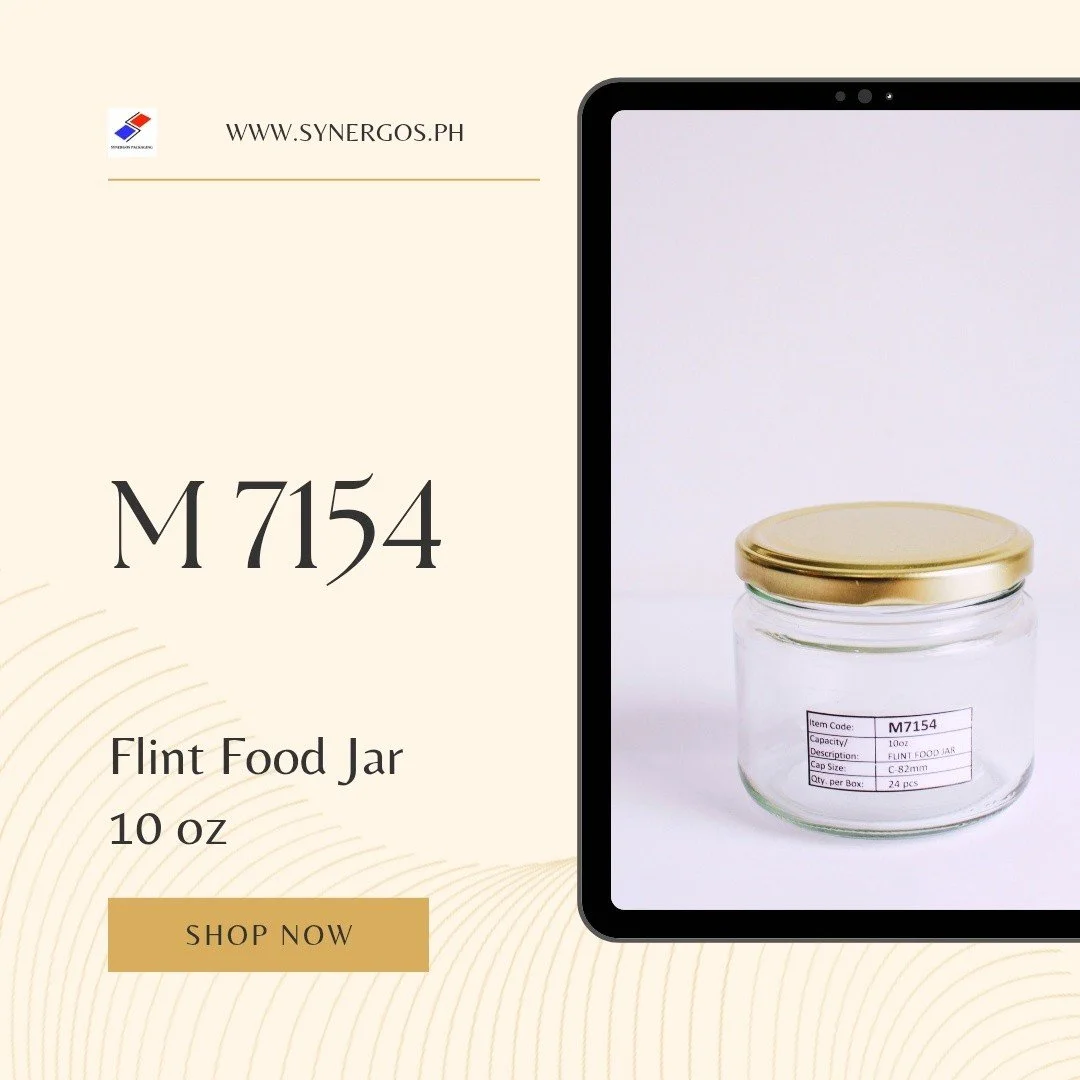 Dear Valued Customers,

The  M7154 Flint Food Jar is NOW available. 

📏 Height: 3 in
📐 Width: 3.3 in
📦 24 pcs per box

Message us to inquire and order the M7154
Here are our contact numbers and store hours:
Mobile: 09190097363, 09993334303 
Landli