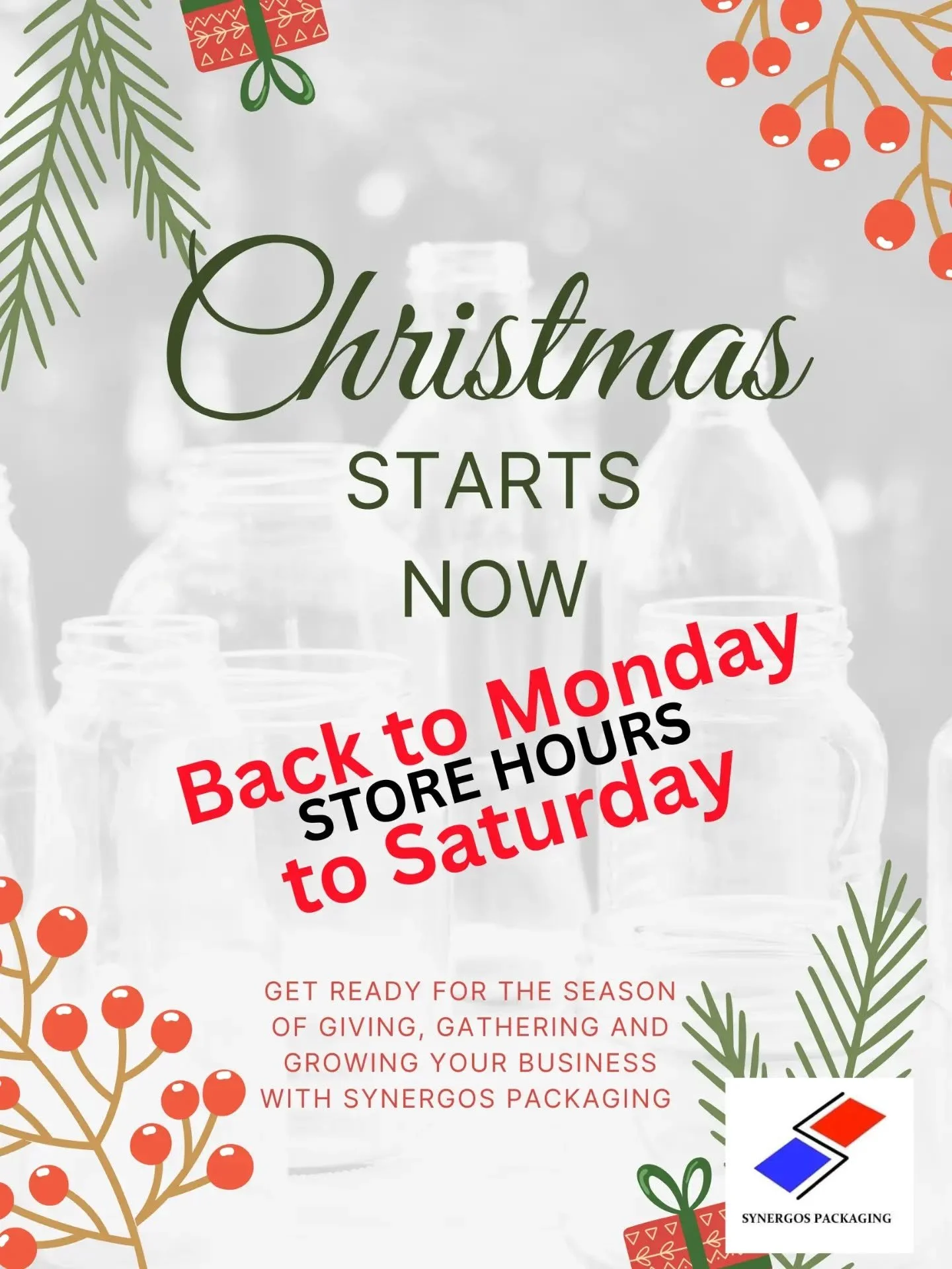 Reposting with an uodate:

📢 We&rsquo;re also back to our regular store hours: Monday to Saturday

Dear Valued Customers, 

🎄✨ Christmas starts NOW in the Philippines! 🇵🇭🎁

The &ldquo;BER&rdquo; months are here, and you know what that means&mdas